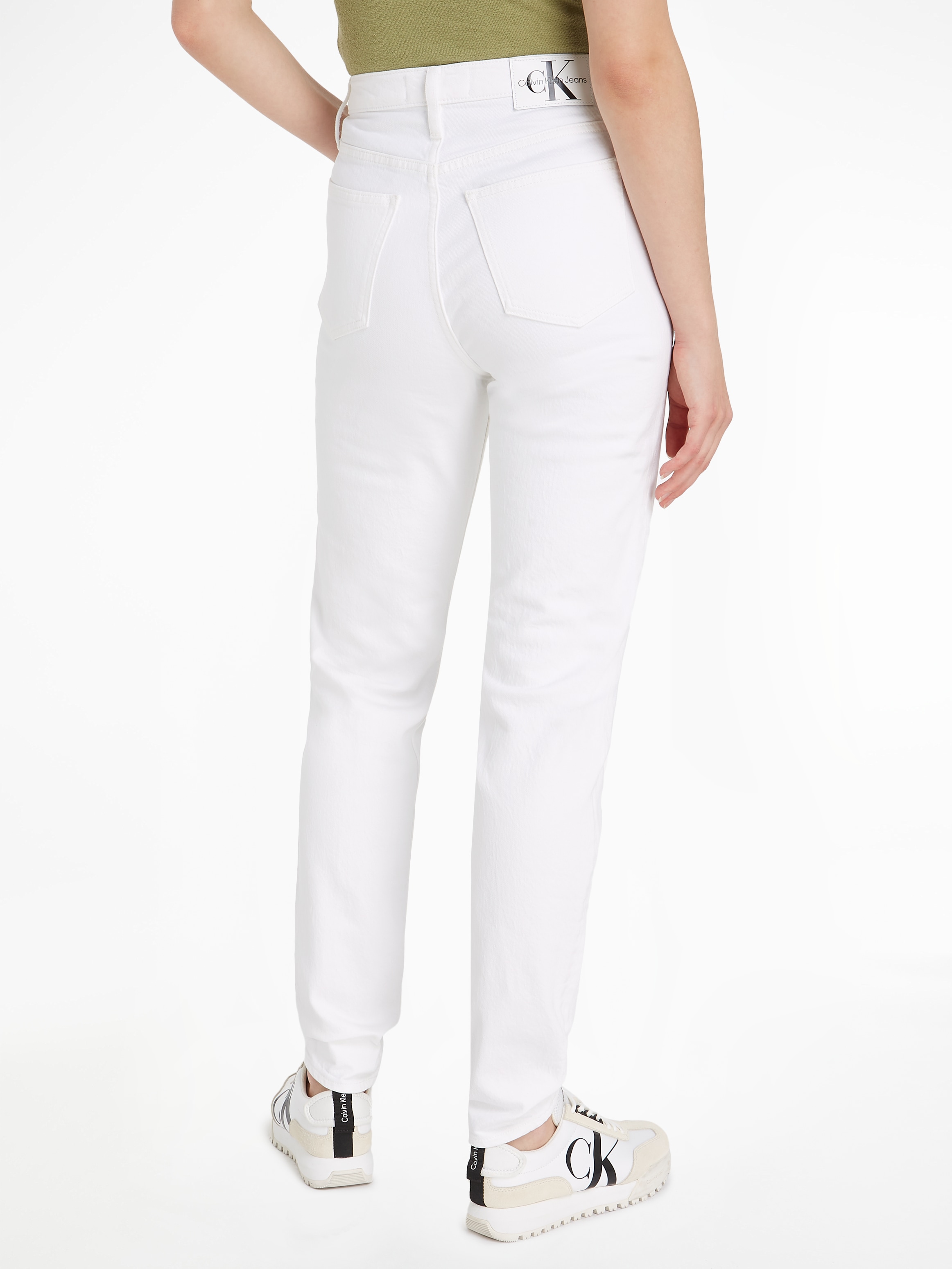 Calvin Klein Jeans Mom-Jeans, in klassischer 5-Pocket-Form