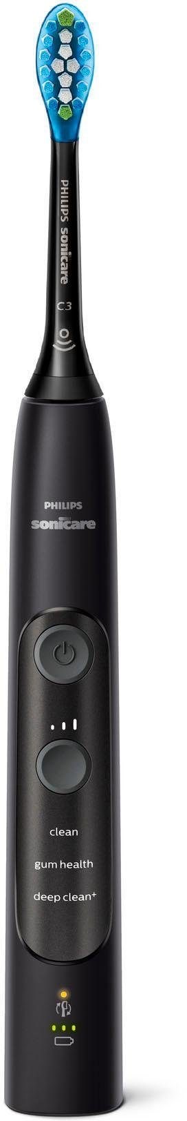 Philips Sonicare Elektrische Zahnbürste »ExpertClean 7300 HX9601«, 2 St. Aufsteckbürsten, mit Schalltechnologie, Reiseetui