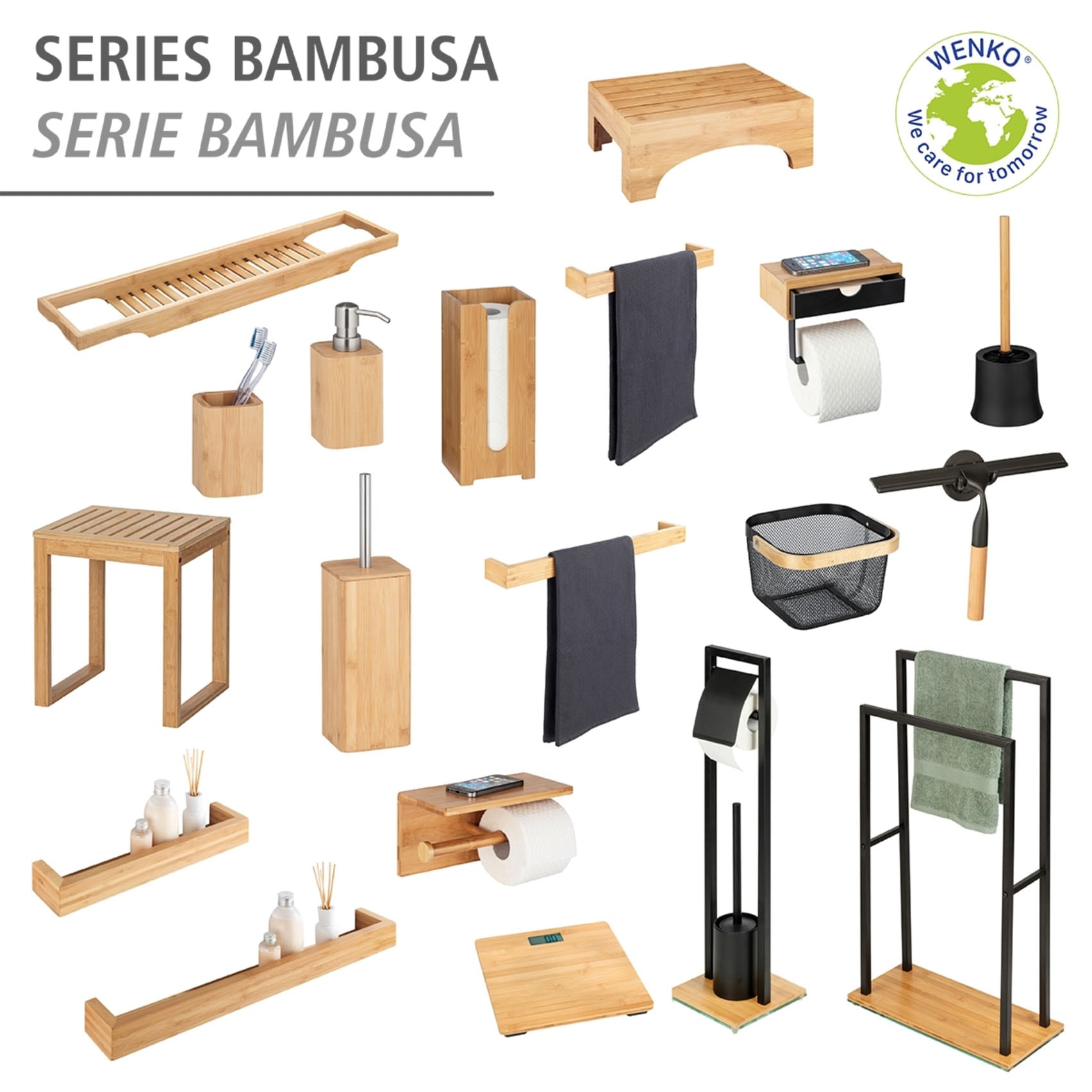 WENKO Handtuchhalter »Bambusa« BxTxH: 40x5x9 cm