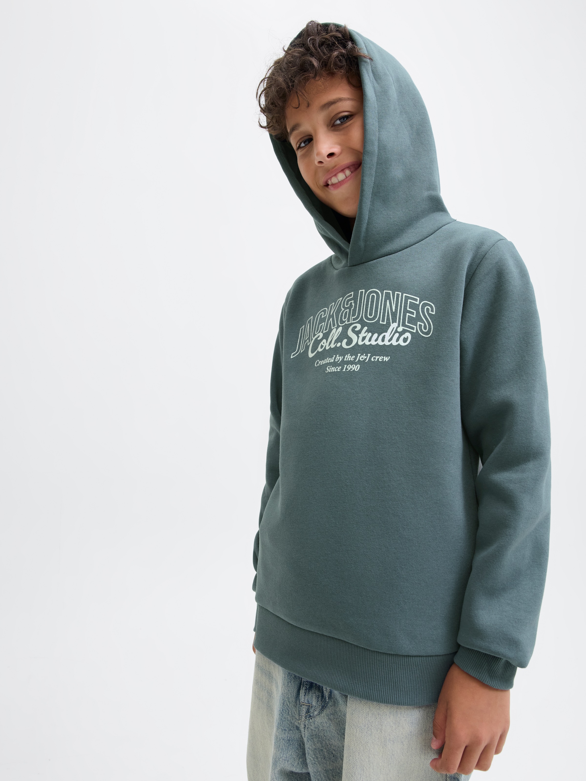 Jack & Jones Junior Kapuzensweatshirt »JJMAKOTO SWEAT HOOD JNR«
