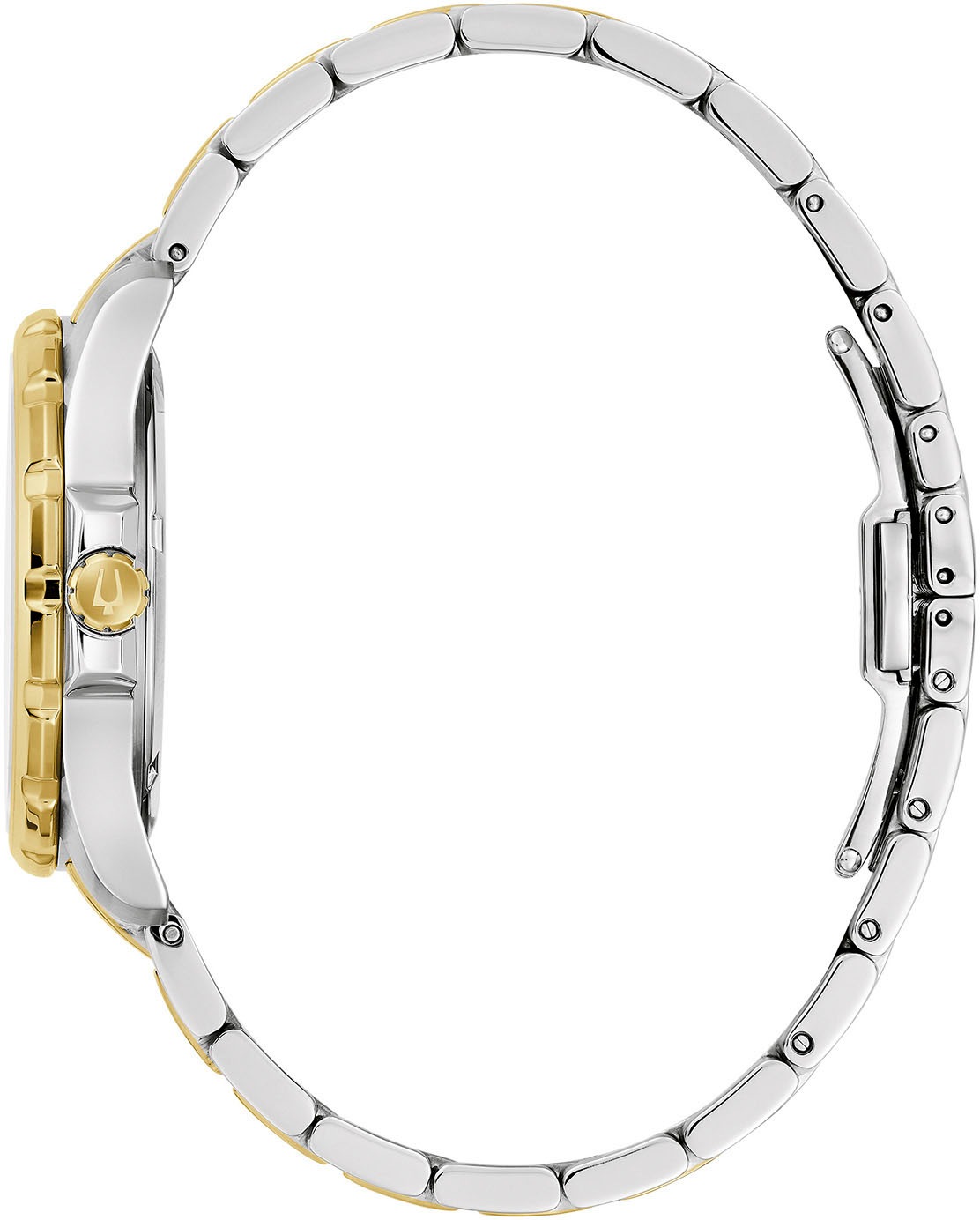 Bulova Quarzuhr »Marine Star«, Armbanduhr, Damenuhr, Perlmuttzifferblatt, mit Diamanten, Saphirglas