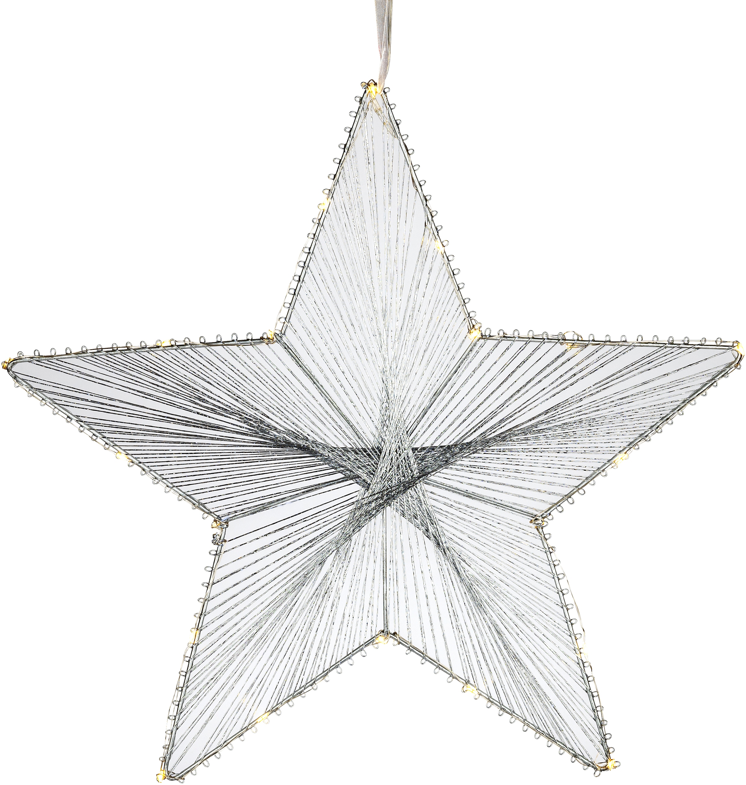 Star-Max LED Stern »Weihnachtsstern, Weihnachtsdeko«, 35 flammig, stromsparende LED