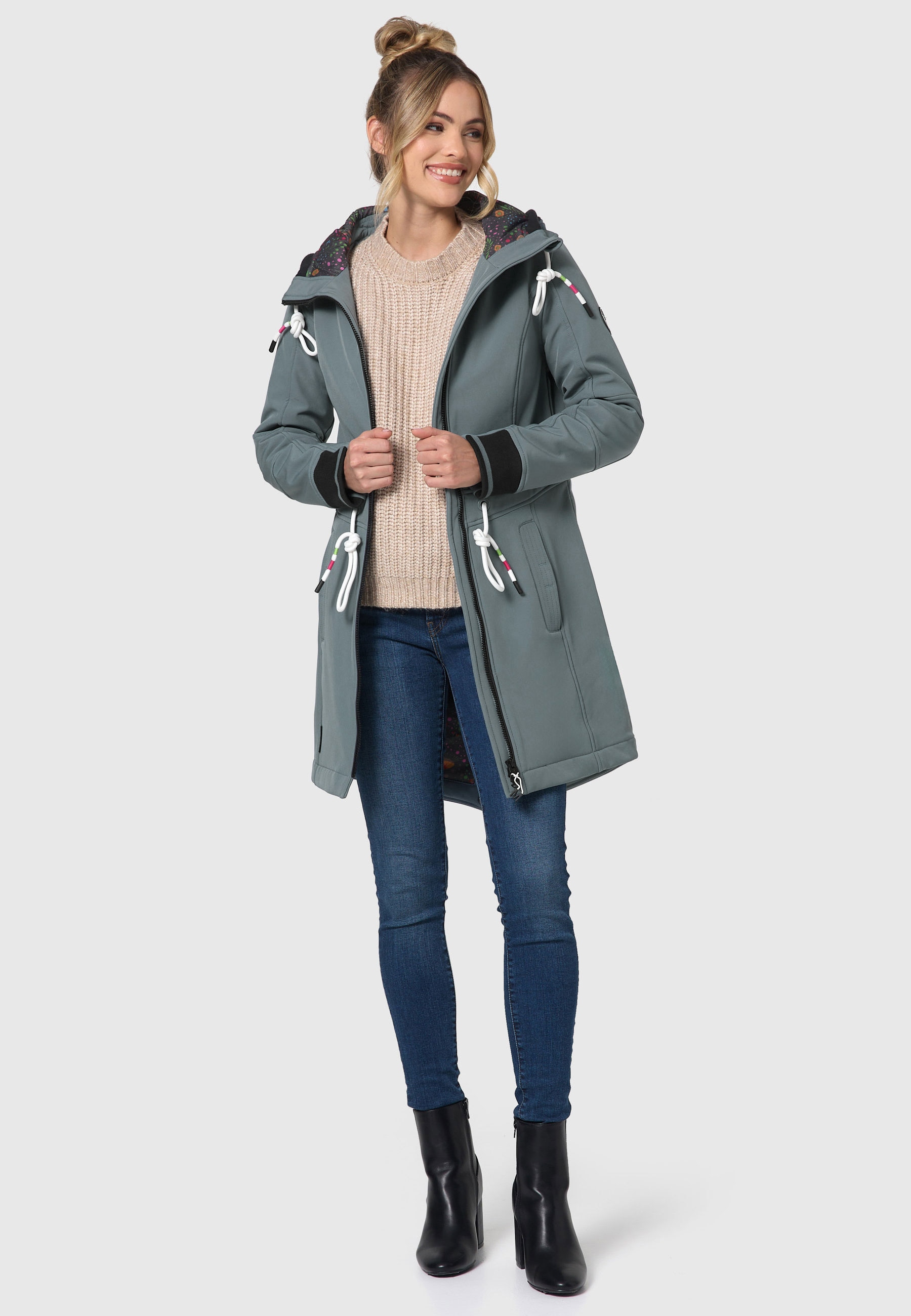 Marikoo Softshelljacke »Marikoo Mount Furnica Damen Softshell Jacke B964«