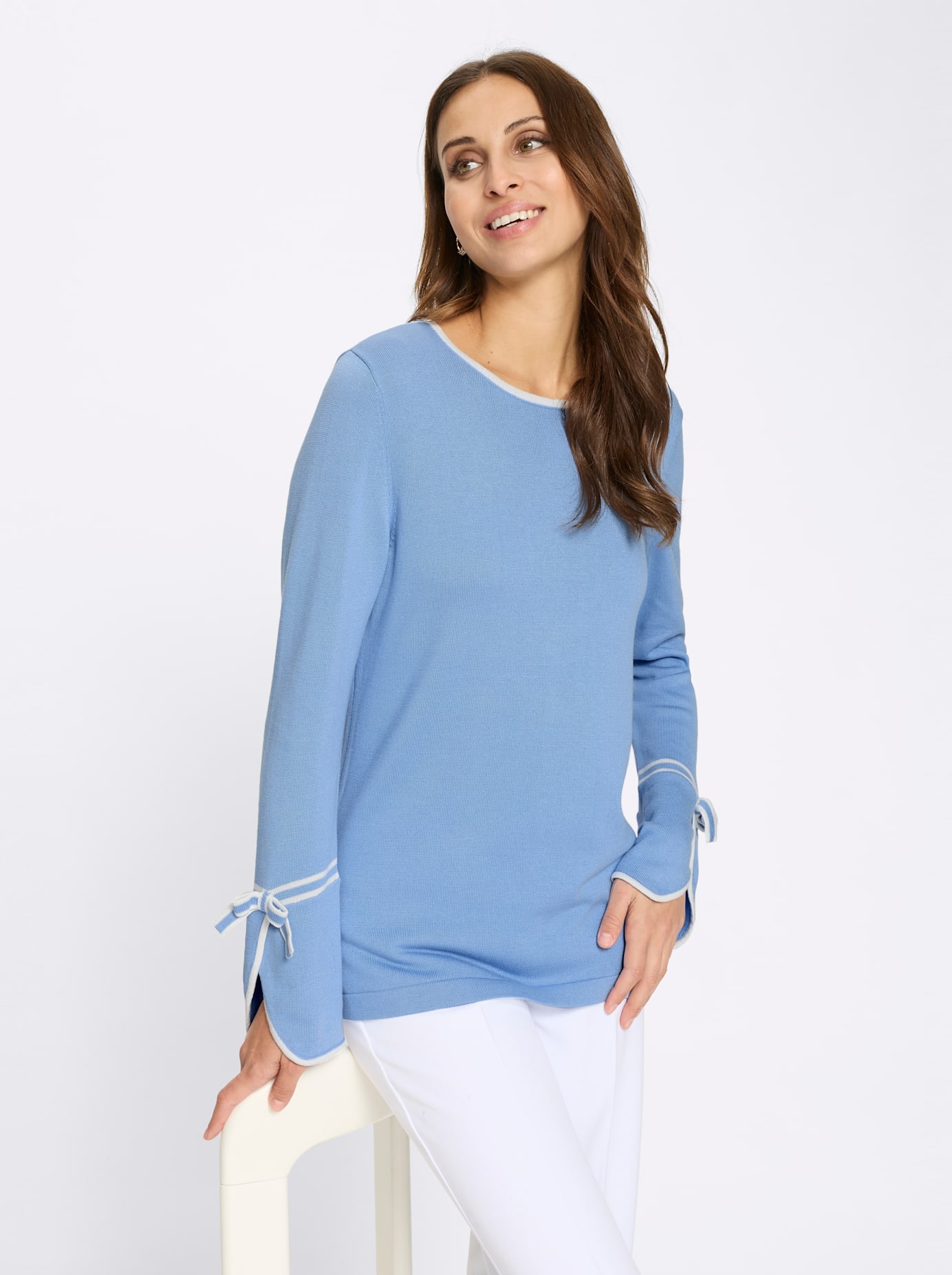 Lady Strickpullover »Rundhals-Pullover«