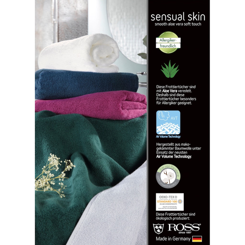 ROSS Waschhandschuh »Sensual Skin«, (6 St.)