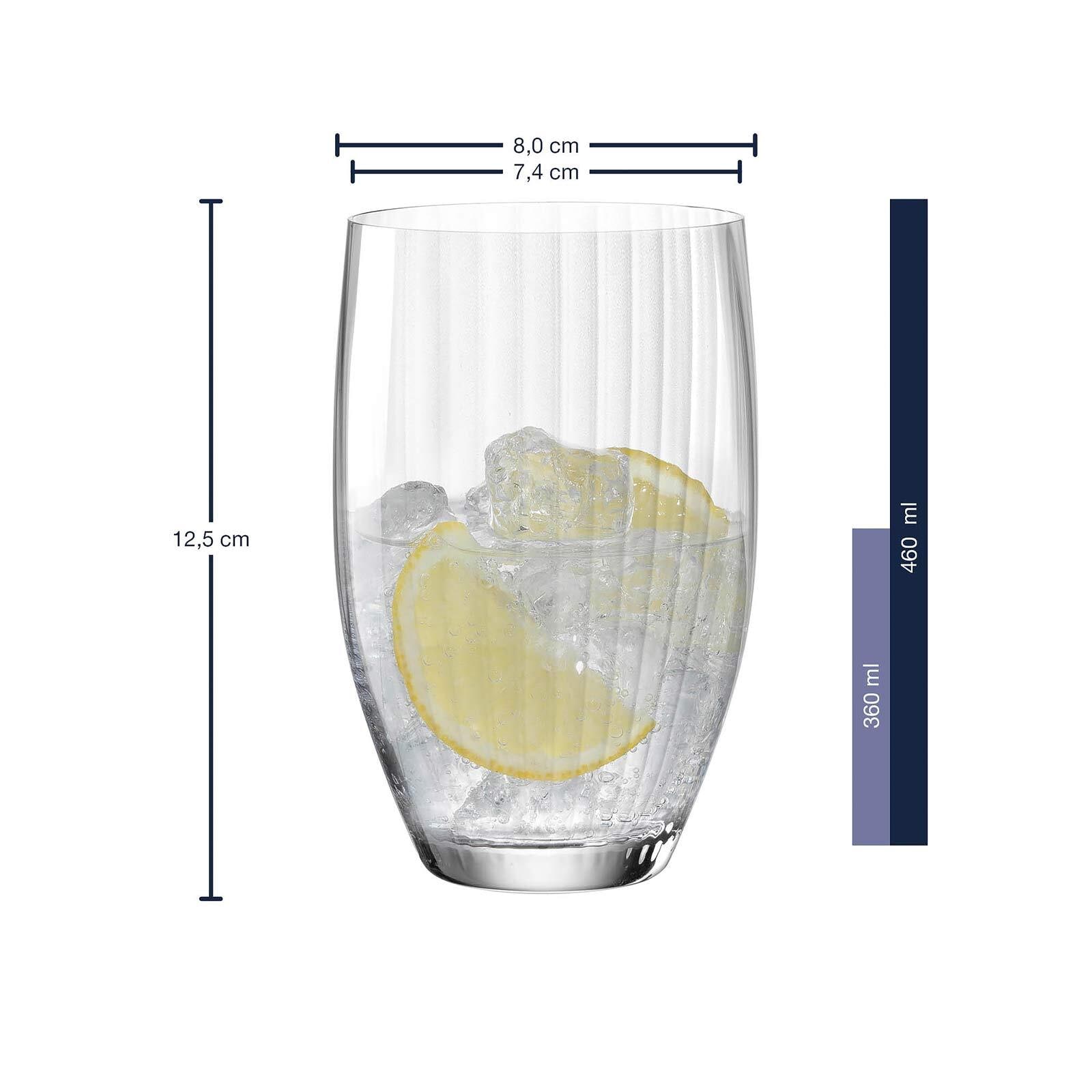 LEONARDO Glas »Trinkgläser Poesia 460 ml 6er Set transparent«