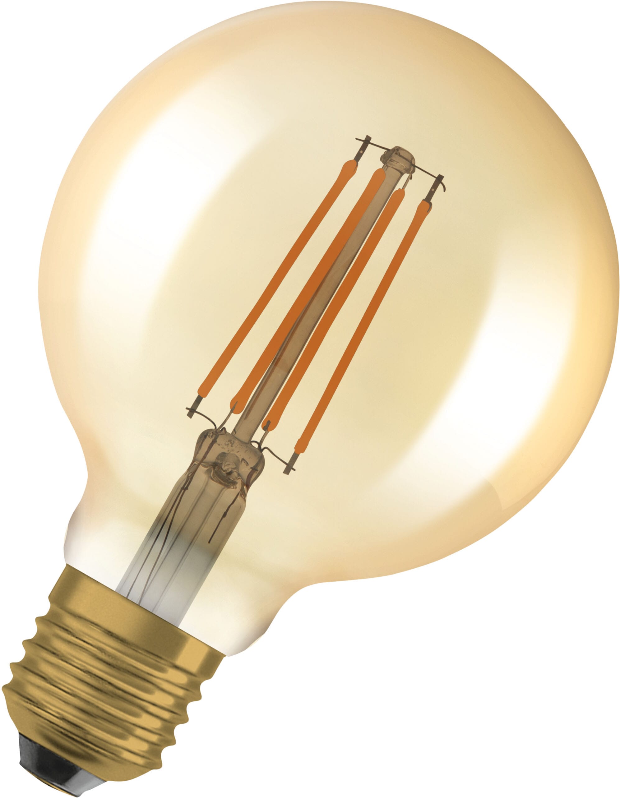 Osram LED-Filament »1906Vintage Edition goldenes Glas« E27 2 Stk. Warmweiß