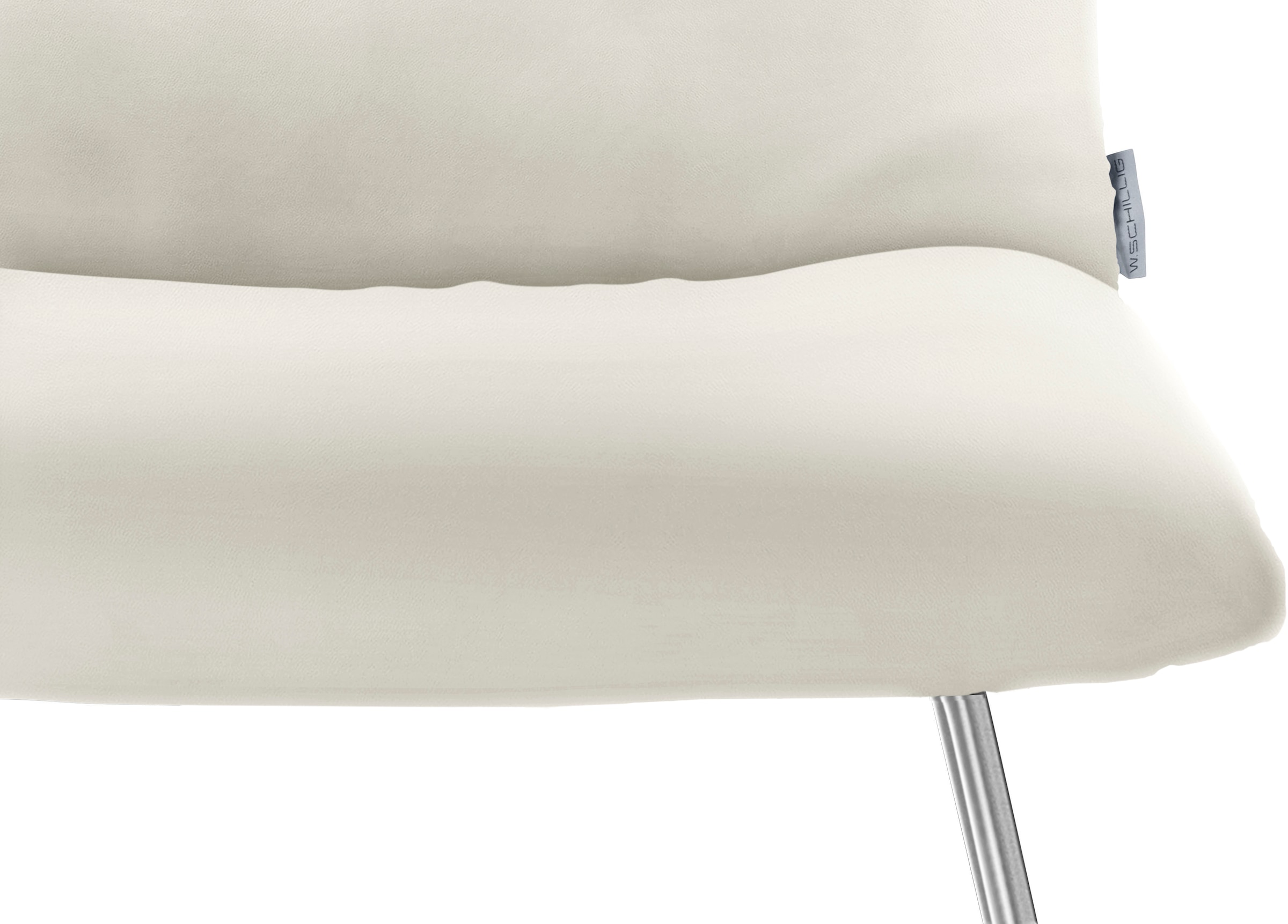 W.SCHILLIG Polsterstuhl »jakob«, Longlife Xtra-Leder Z59, mit Drahtrohrgestell in Chrom glänzend