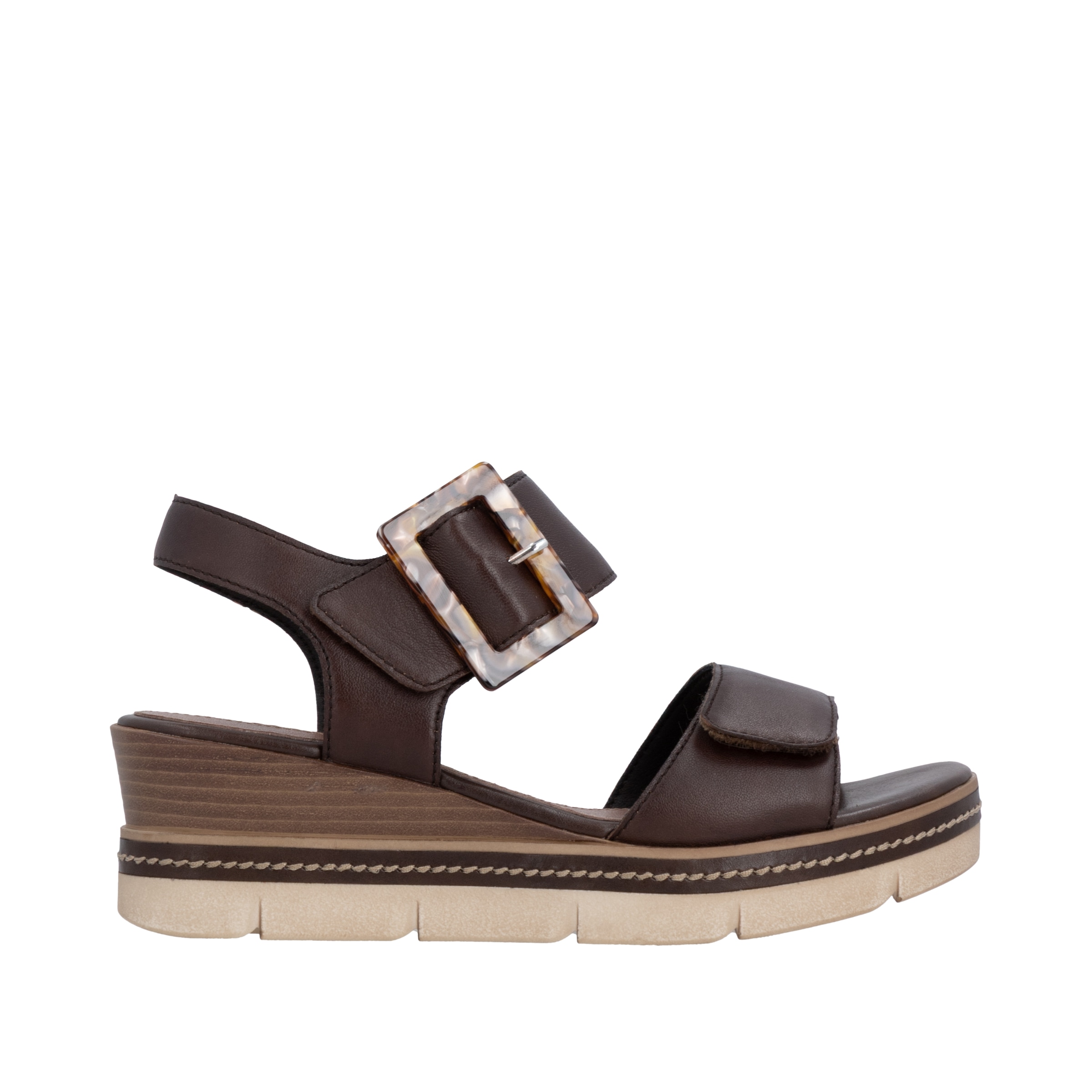 Remonte Keilsandalette »Elisabeth Hurley-Collection«  Keilabsatz, Riemensandale, Sommerschuh, auffällige Zierschnalle