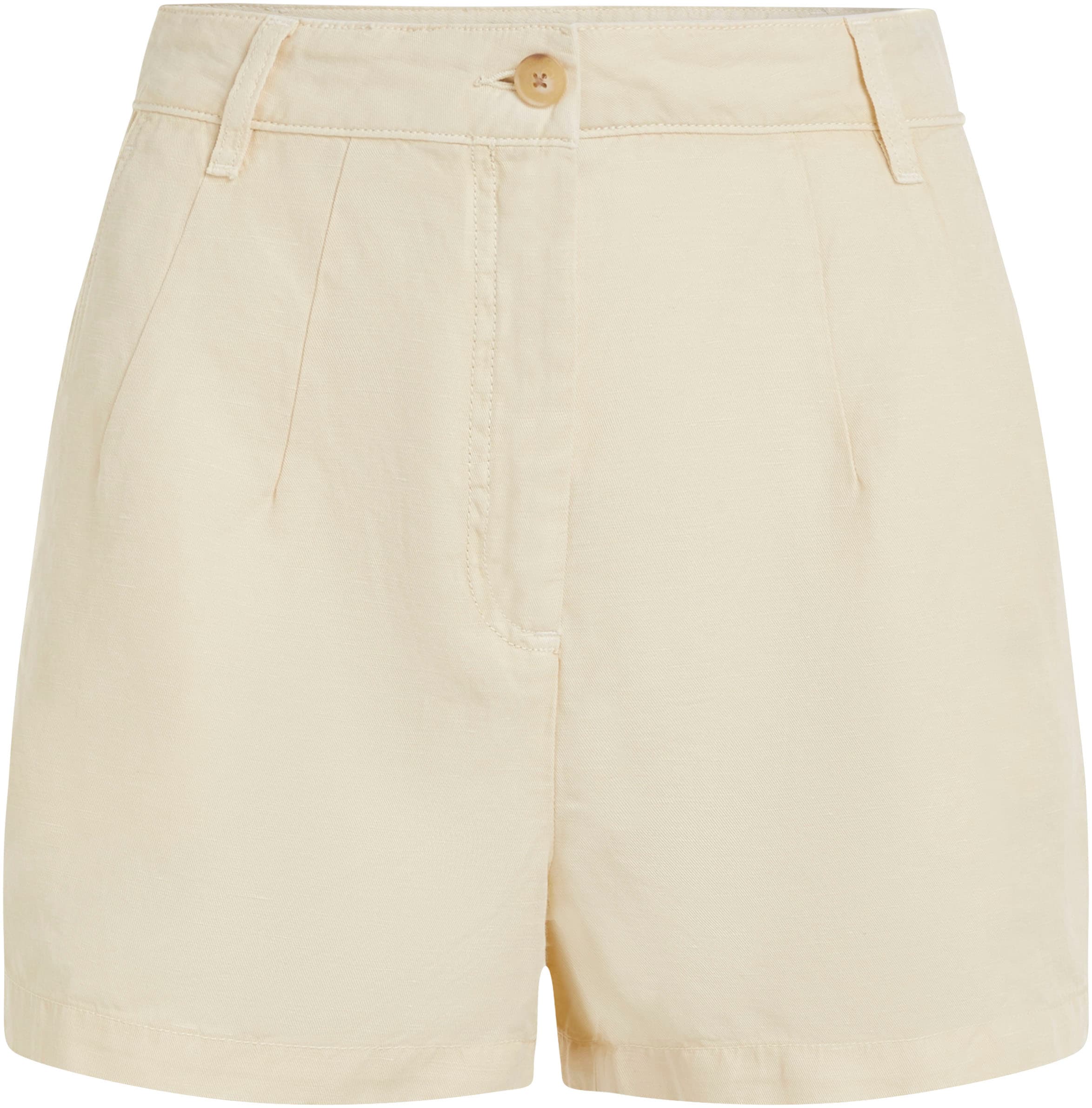 Tommy Hilfiger Shorts »COTTON LINEN SHORT«, mit Logostickerei