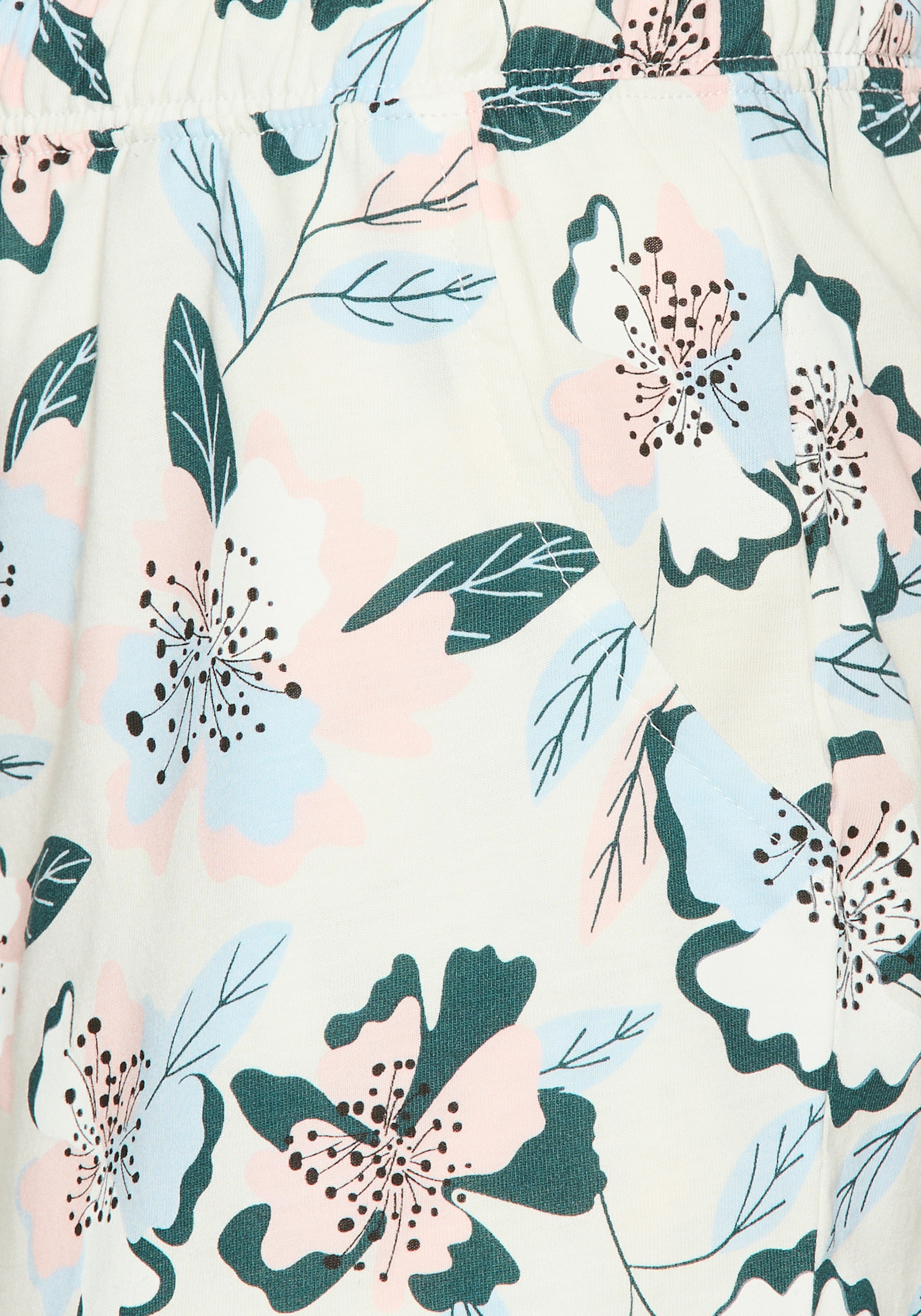 s.Oliver Pyjamashorts  Schöner Blumen oder Streifen Druck