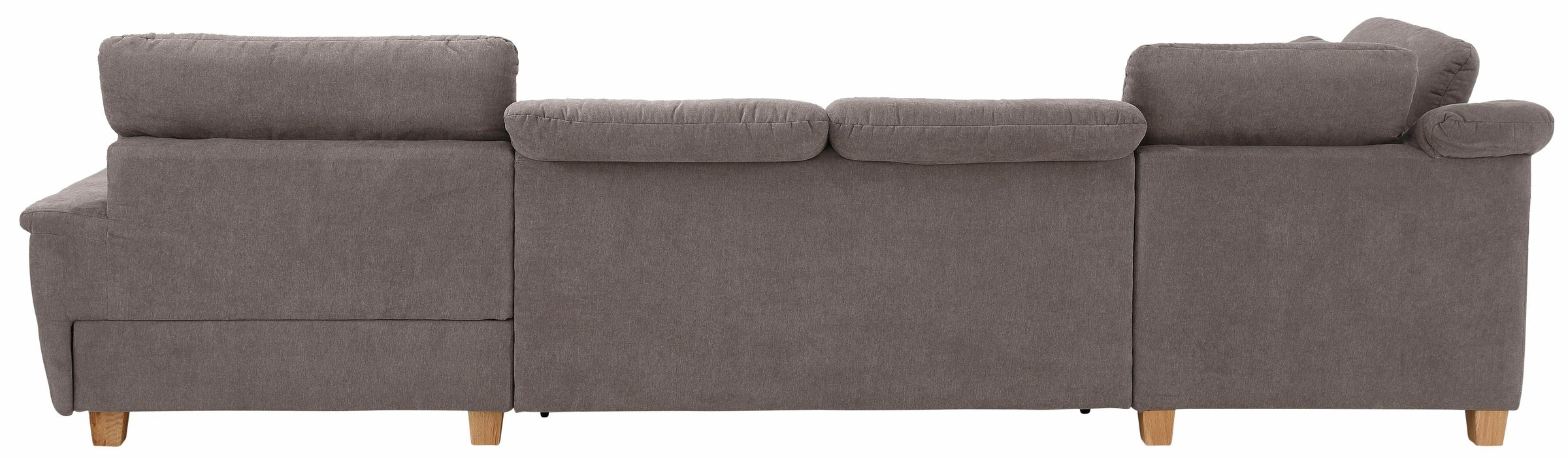 Home affaire Wohnlandschaft »Lyla U-Form«, wahlweise mit Rückenfunktion und zusätzlich mit Bett + Bettkasten