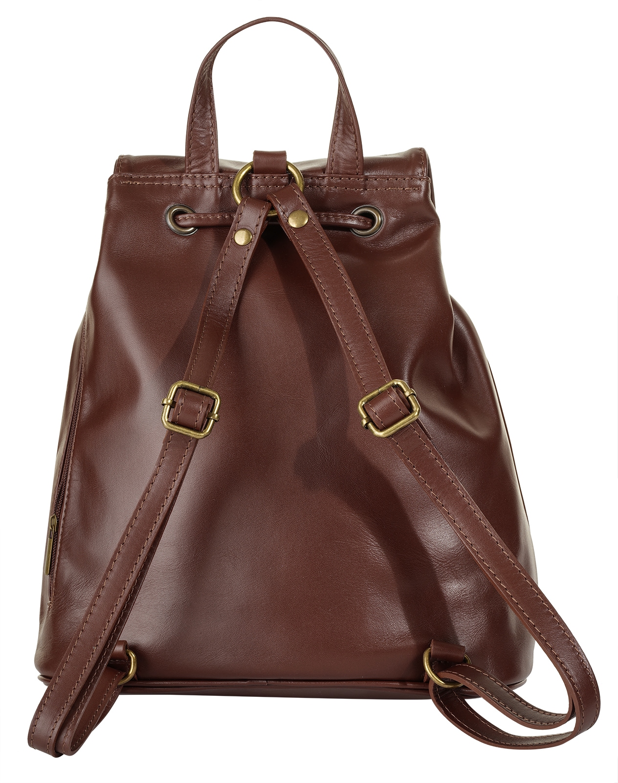 Piké Cityrucksack, echt Leder, Made in Italy
