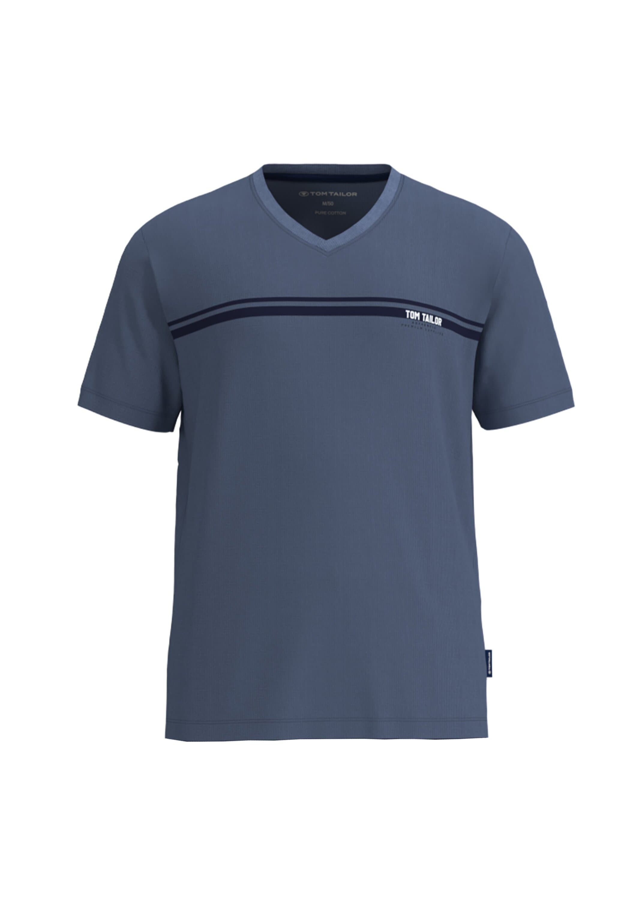 TOM TAILOR Schlafanzug »Pyjama Shorty V-Ausschnitt«