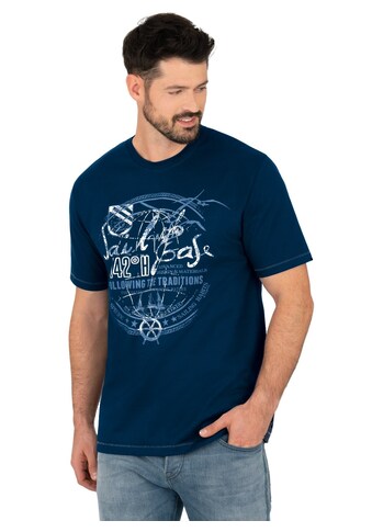 Trigema T-Shirt »TRIGEMA T-Shirt mit maritimem Druckmotiv« kaufen