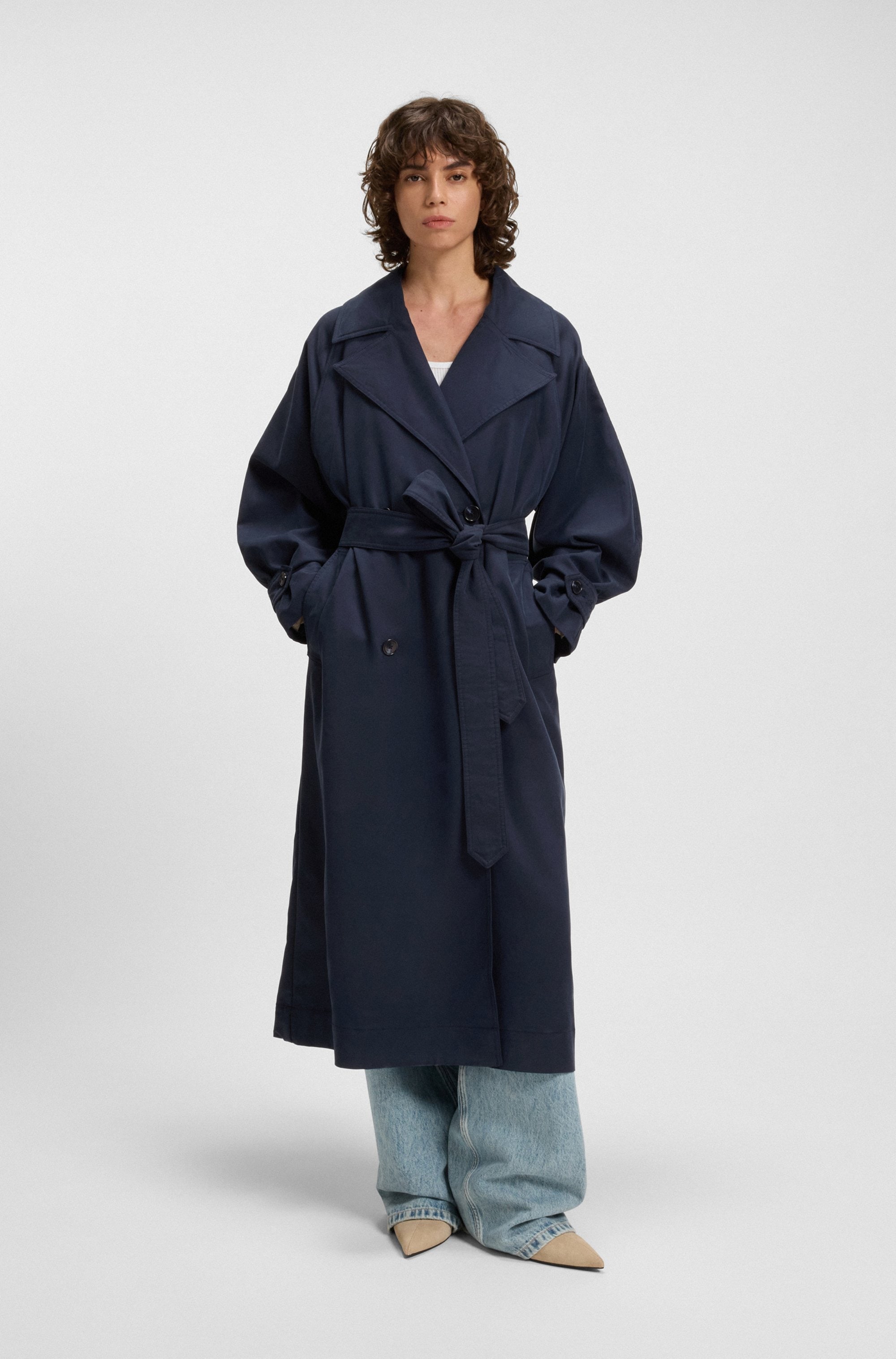 BOSS ORANGE Trenchcoat »Camina Premium Damenmode«