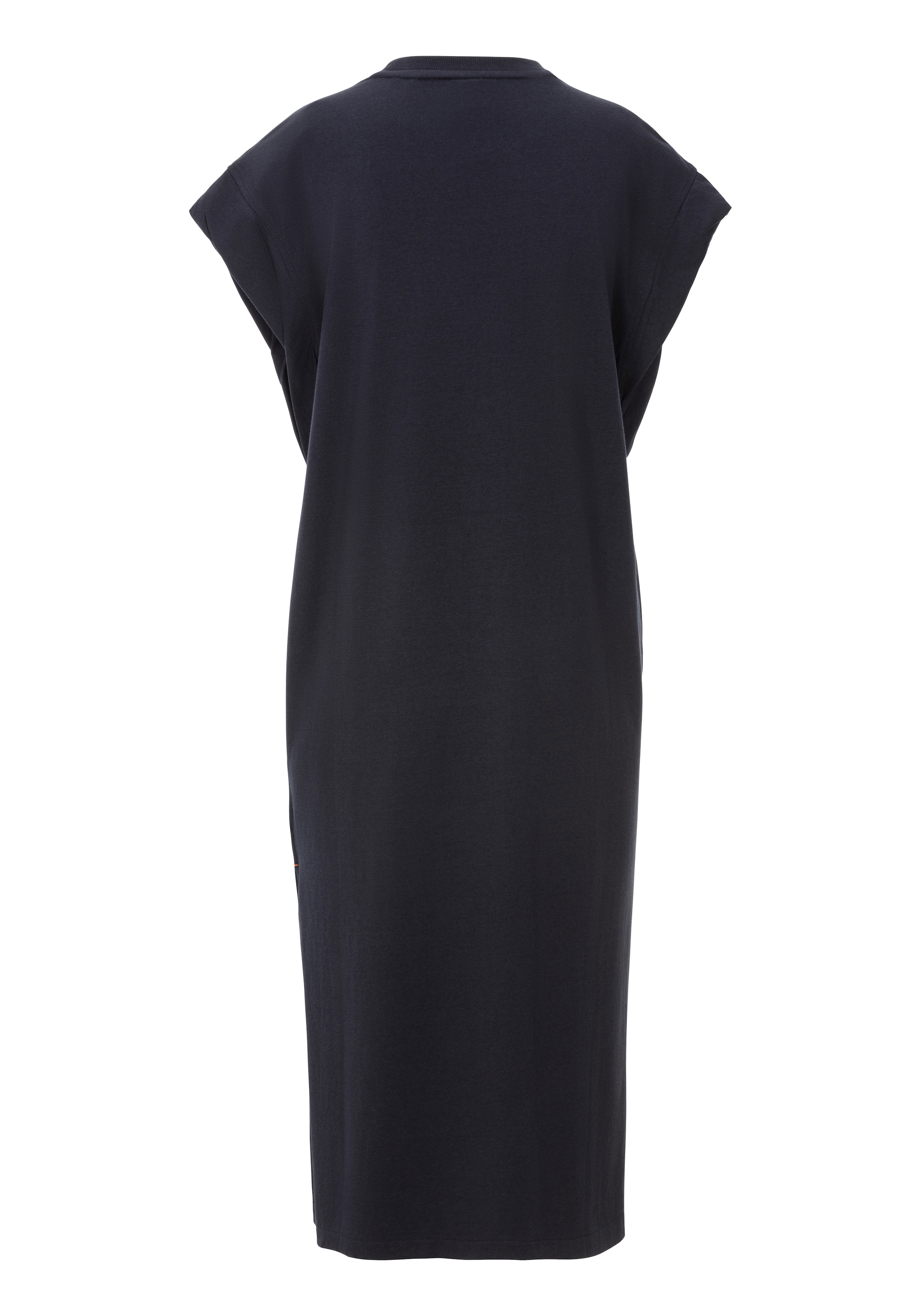 BOSS ORANGE Jerseykleid »Edress Premium Damenmode«, mit Schlitzen, Logoschriftzug