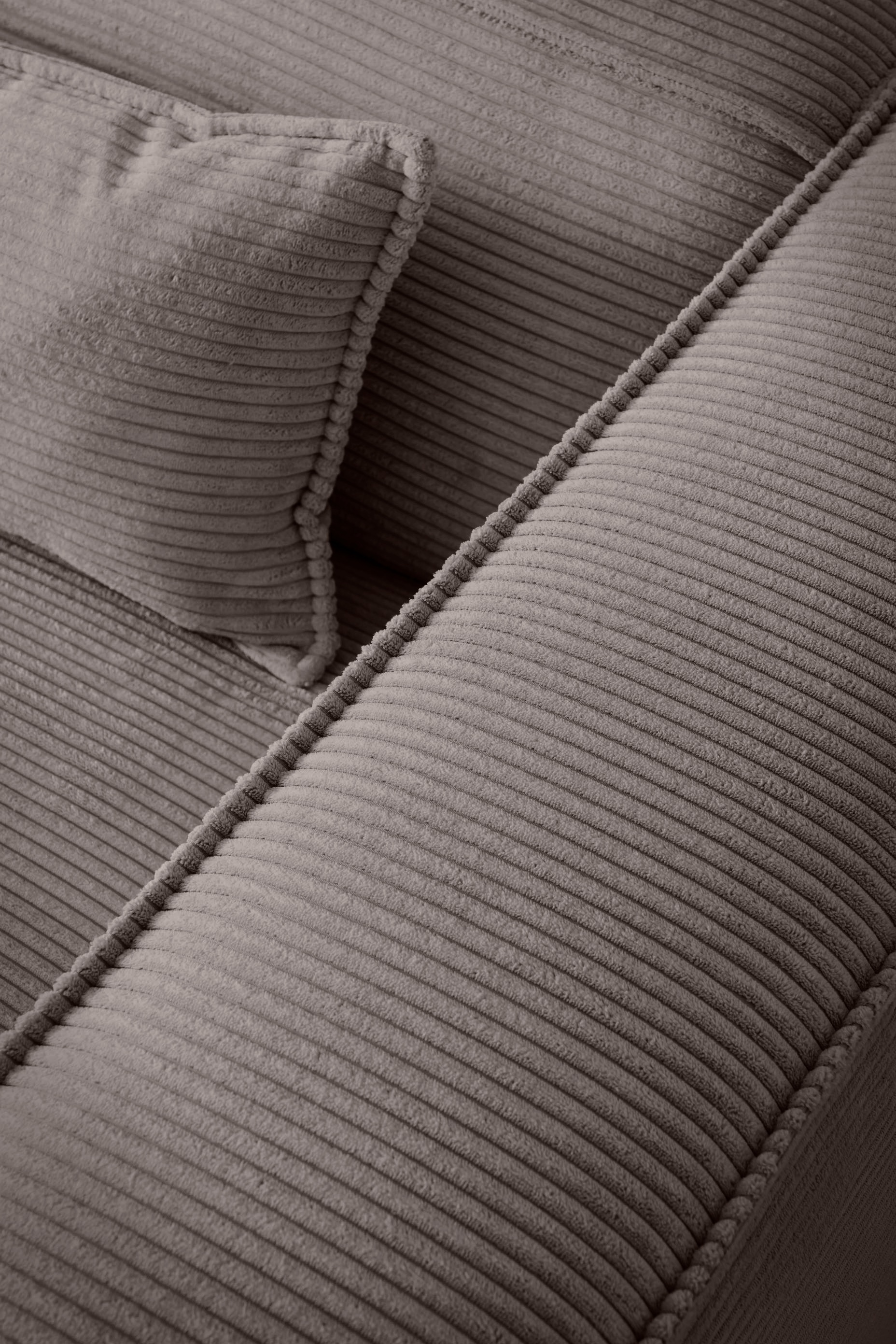 LeGer Home by Lena Gercke Ecksofa »PIARA XXL Cord, Big-Sofa, L-Form« wahlweise Ottomane rechts/links, Kedernaht, extra tiefe Sitzfläche
