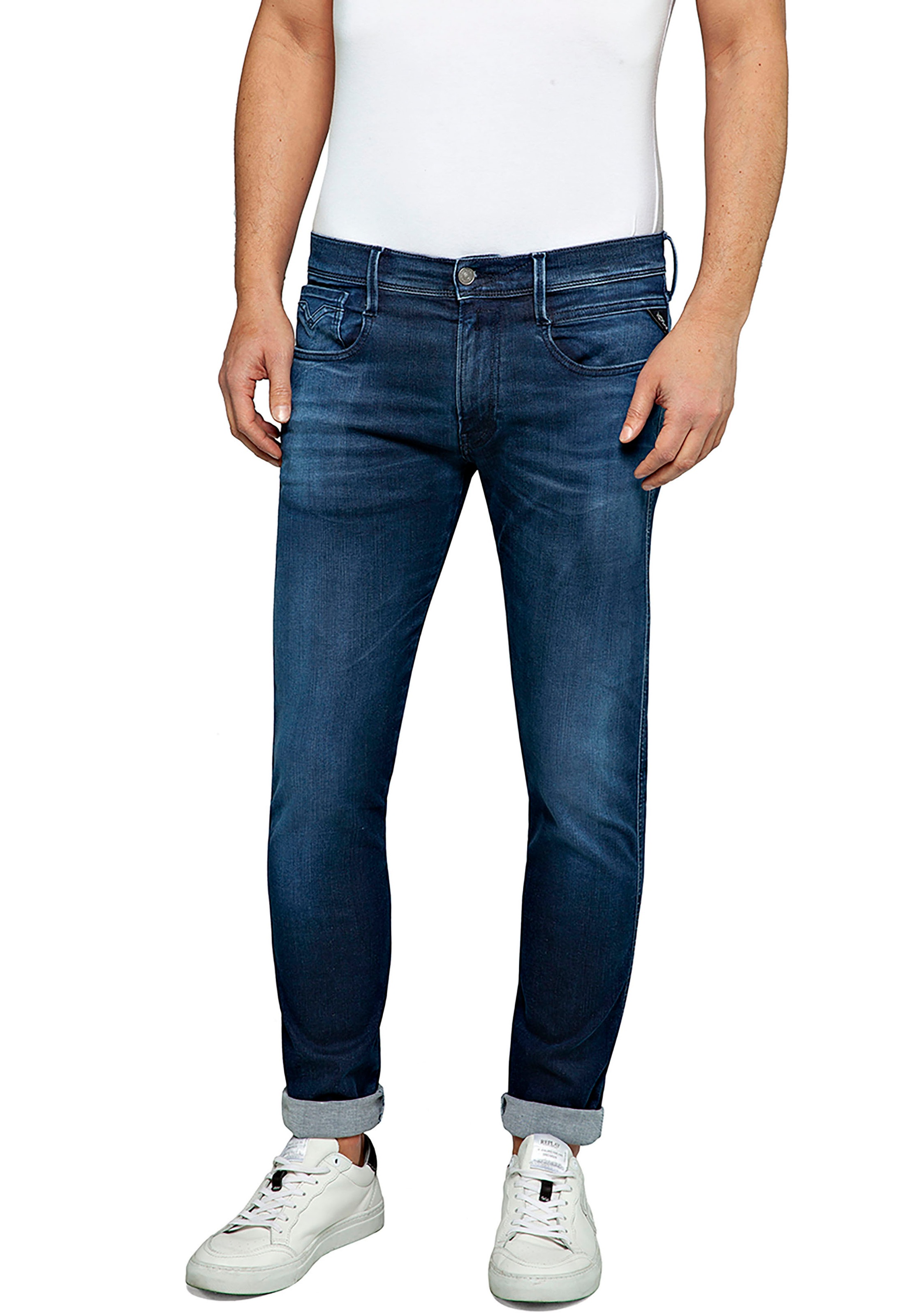 Replay Slim-fit-Jeans »ANBASS HYPERFLEX BIO«