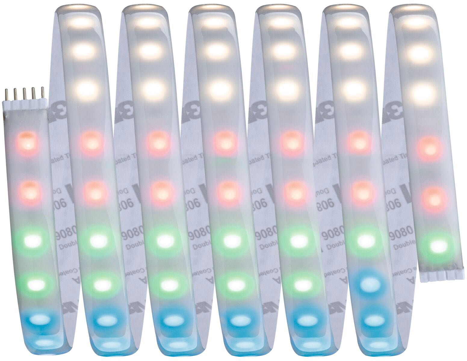 Paulmann LED-Streifen »MaxLED 1000 Stripe 2,5m RGBW IP44 Cover 3000K 28W 230/24V Silber«, 1 St.-flammig, RGBW