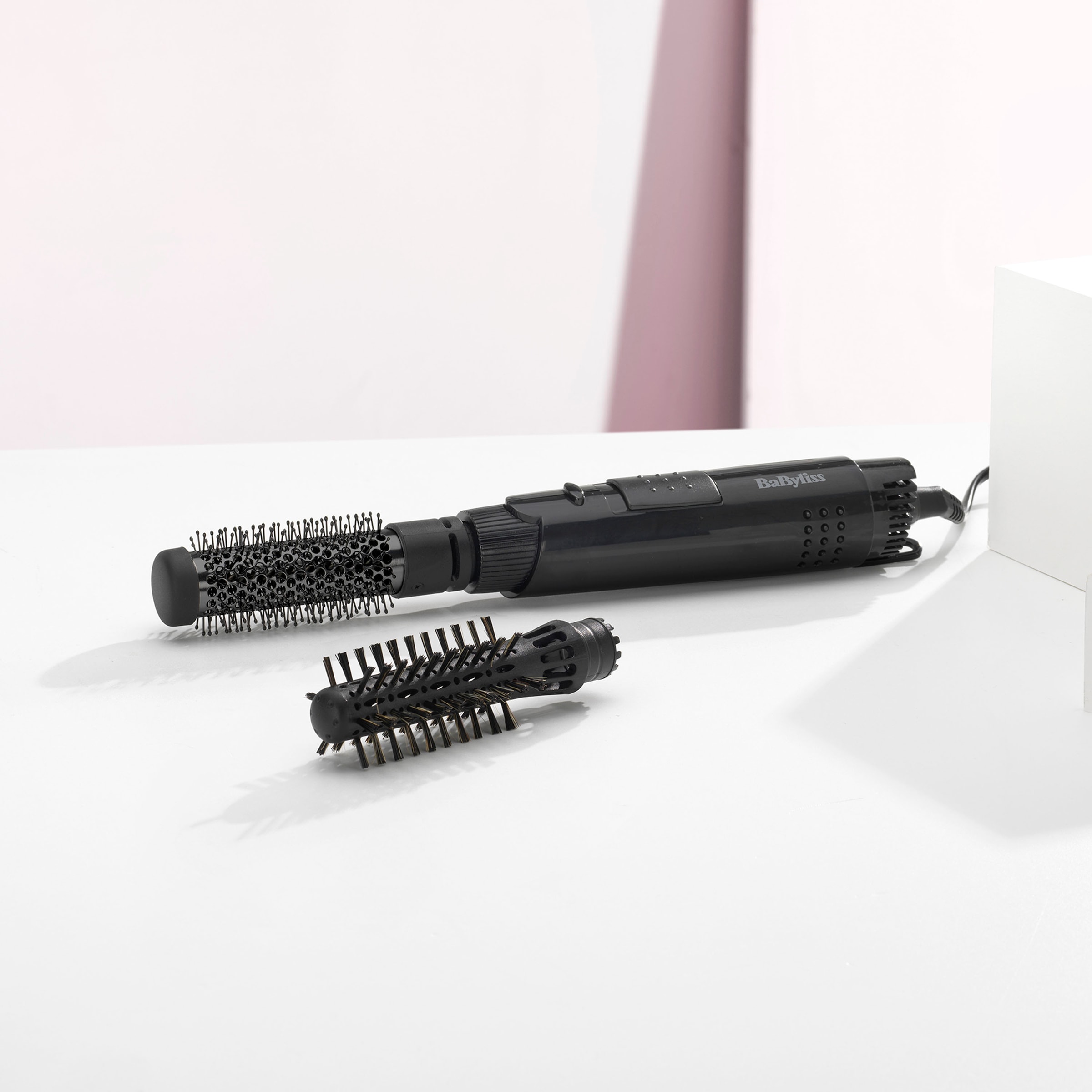 BaByliss Warmluftbürste »Smooth Shape Airstyler«, 2 Aufsätze