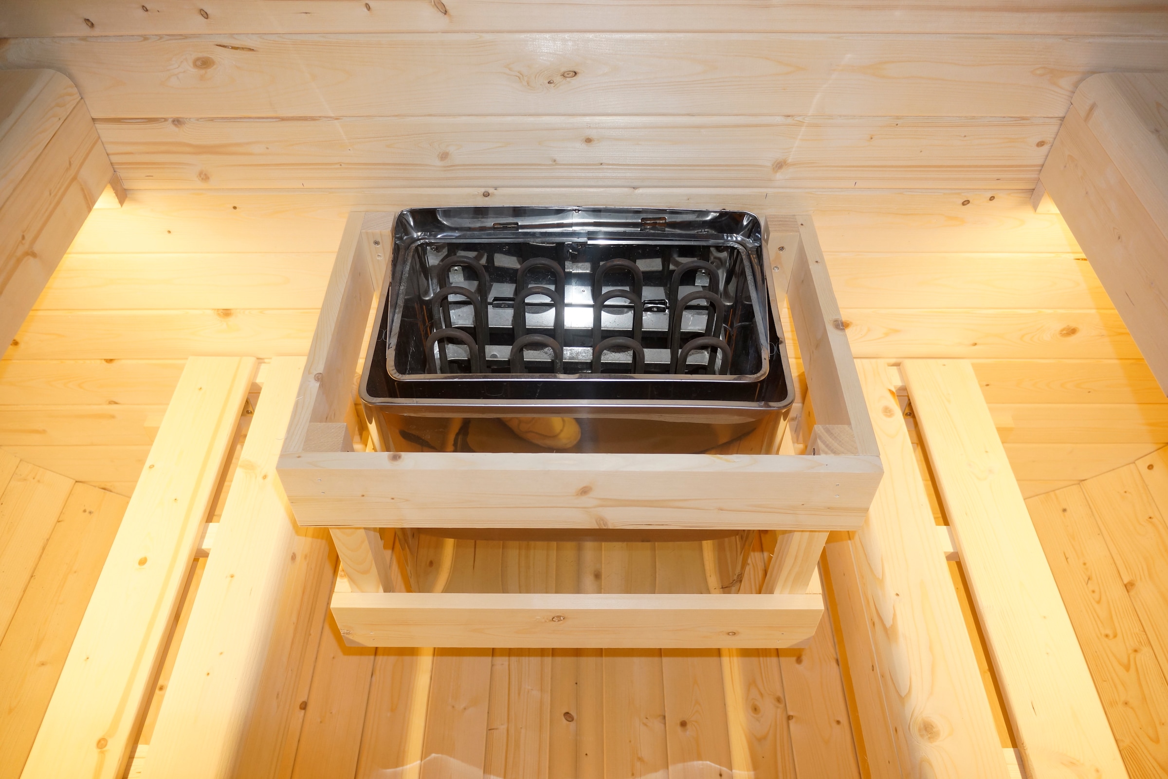 Sanotechnik Sauna »»HANKO« Außensauna« geeignet für 6 Personen, Fichtenholz