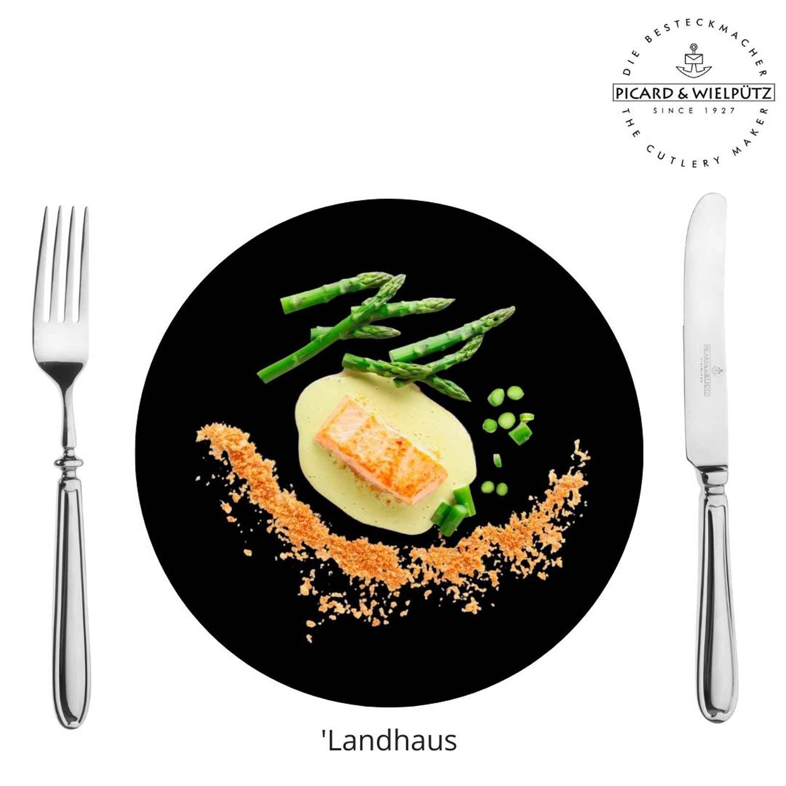 Picard & Wielpütz Solingen Besteck-Set »Tafelbesteck Landhaus 30er Set silber« Spülmaschinengeeignet