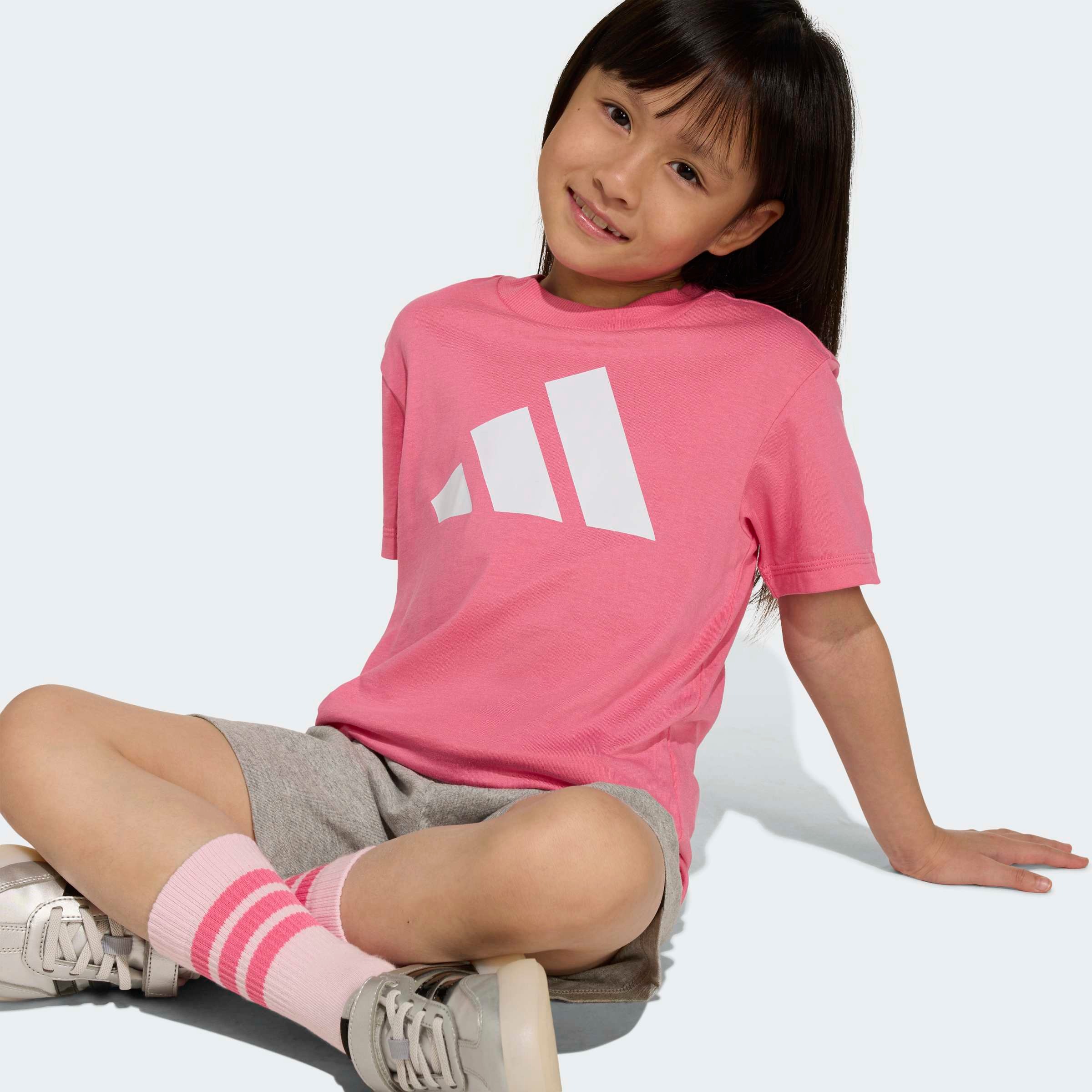 adidas Sportswear Trainingsanzug »LK BL T-SET 160« 2 tlg. für Kinder, zweiteilig, aus Baumwolle