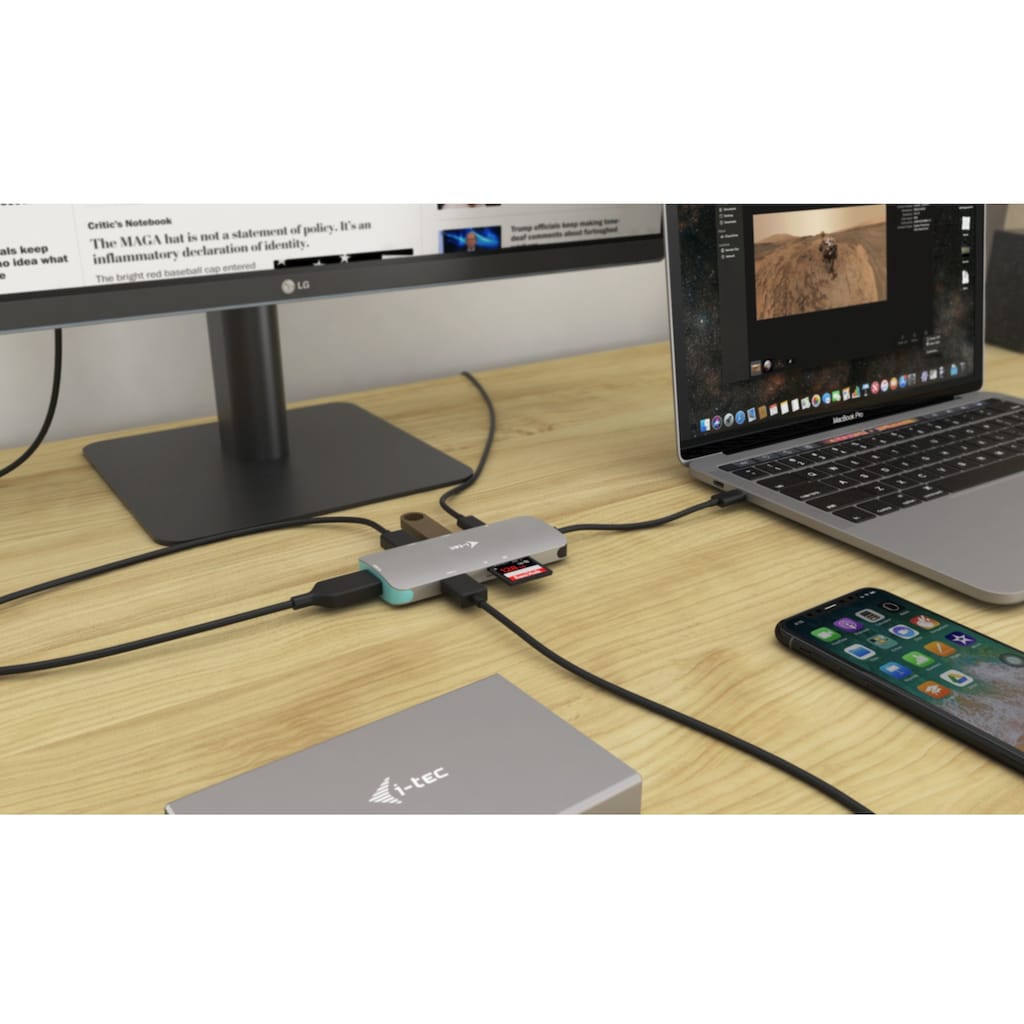 I-TEC Laptop-Dockingstation »USB-C Nano Dock 4K HDMI + Power Delivery 100 W«