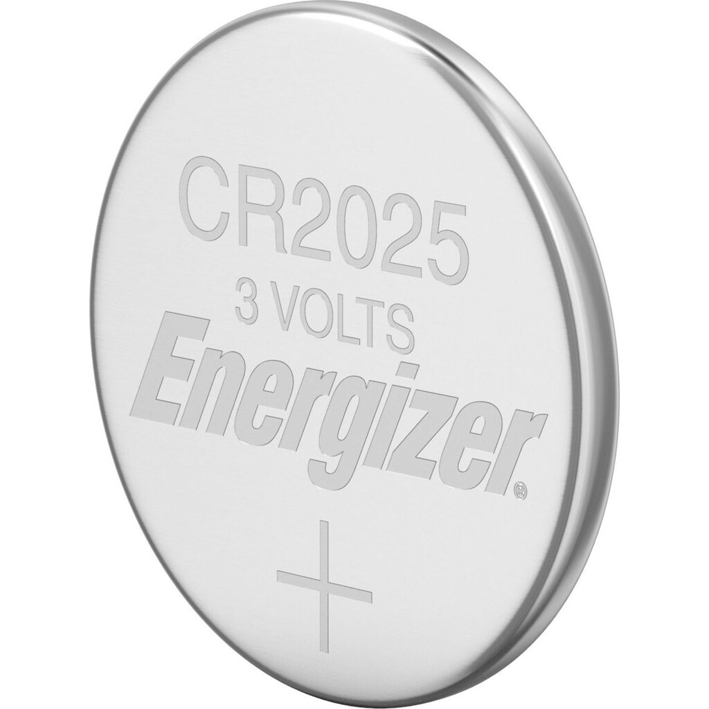 Energizer Knopfzelle »CR2025«, CR2025, 3 V, (Packung, 4 St.)