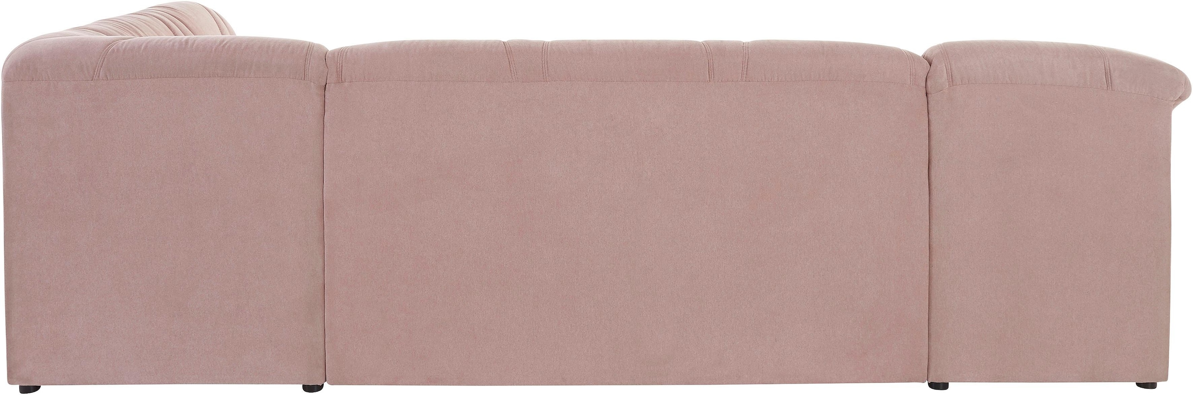DOMO collection Wohnlandschaft »Sarafina, zeitlos und komfortabel, optional mit Federkern, U-Form«, wahlweise mit Bettfunktion