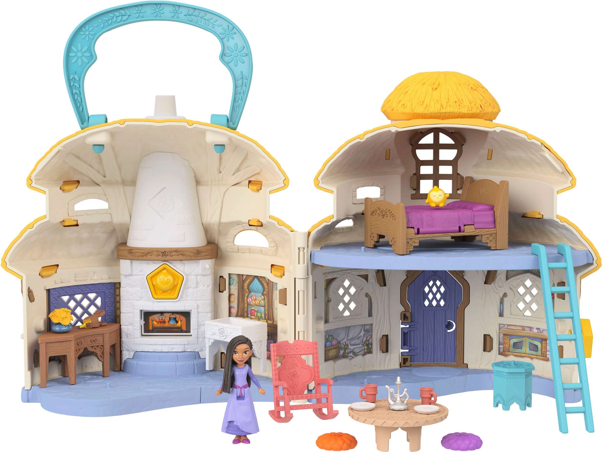 Mattel® Spielwelt »Disney Wish, Asha von Rosas Cottage«, inklusive Minipuppe