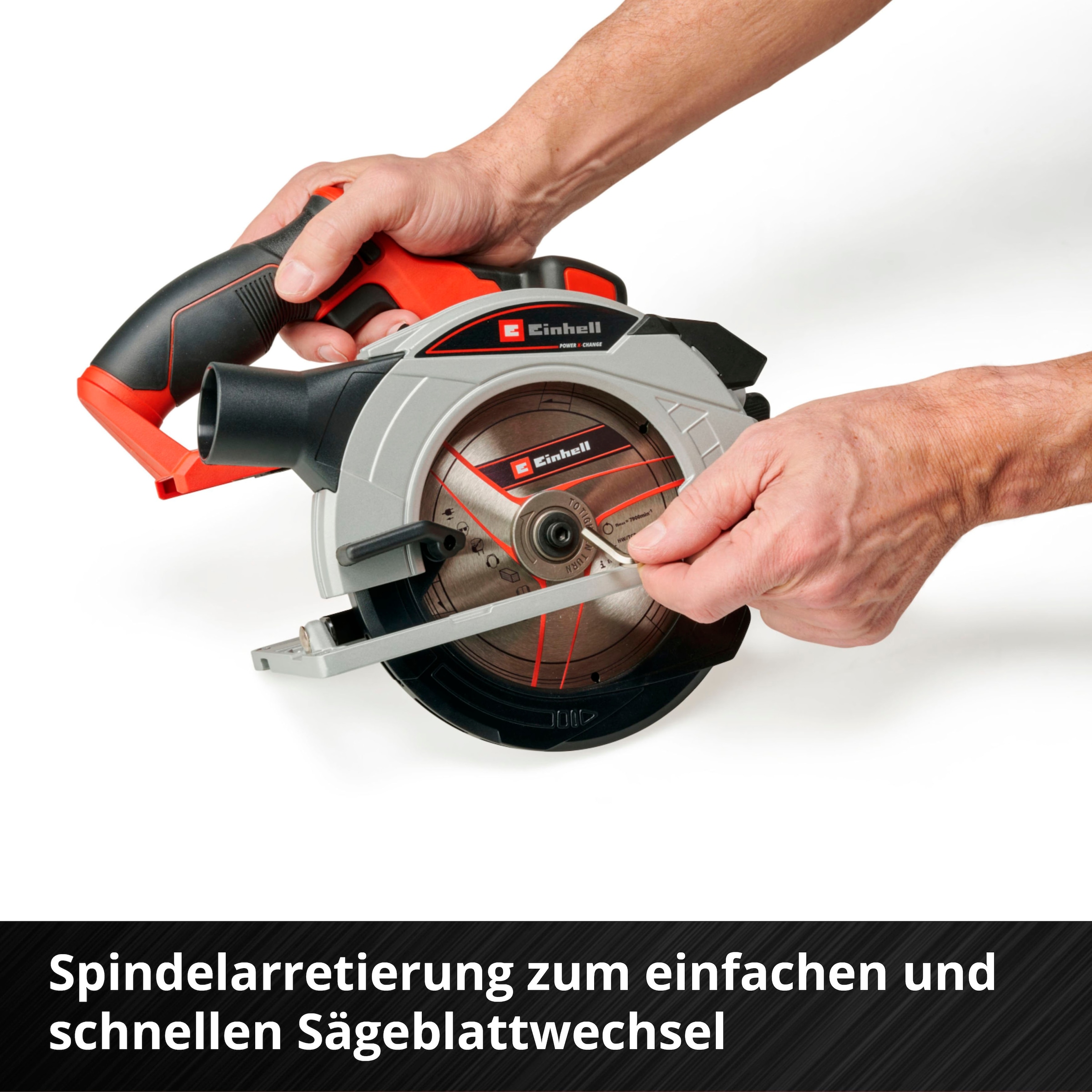 Einhell Akku-Handkreissäge »TE-CS 18/165-1 Li - Solo«, Power X-Change, ohne Akku und Ladegerät