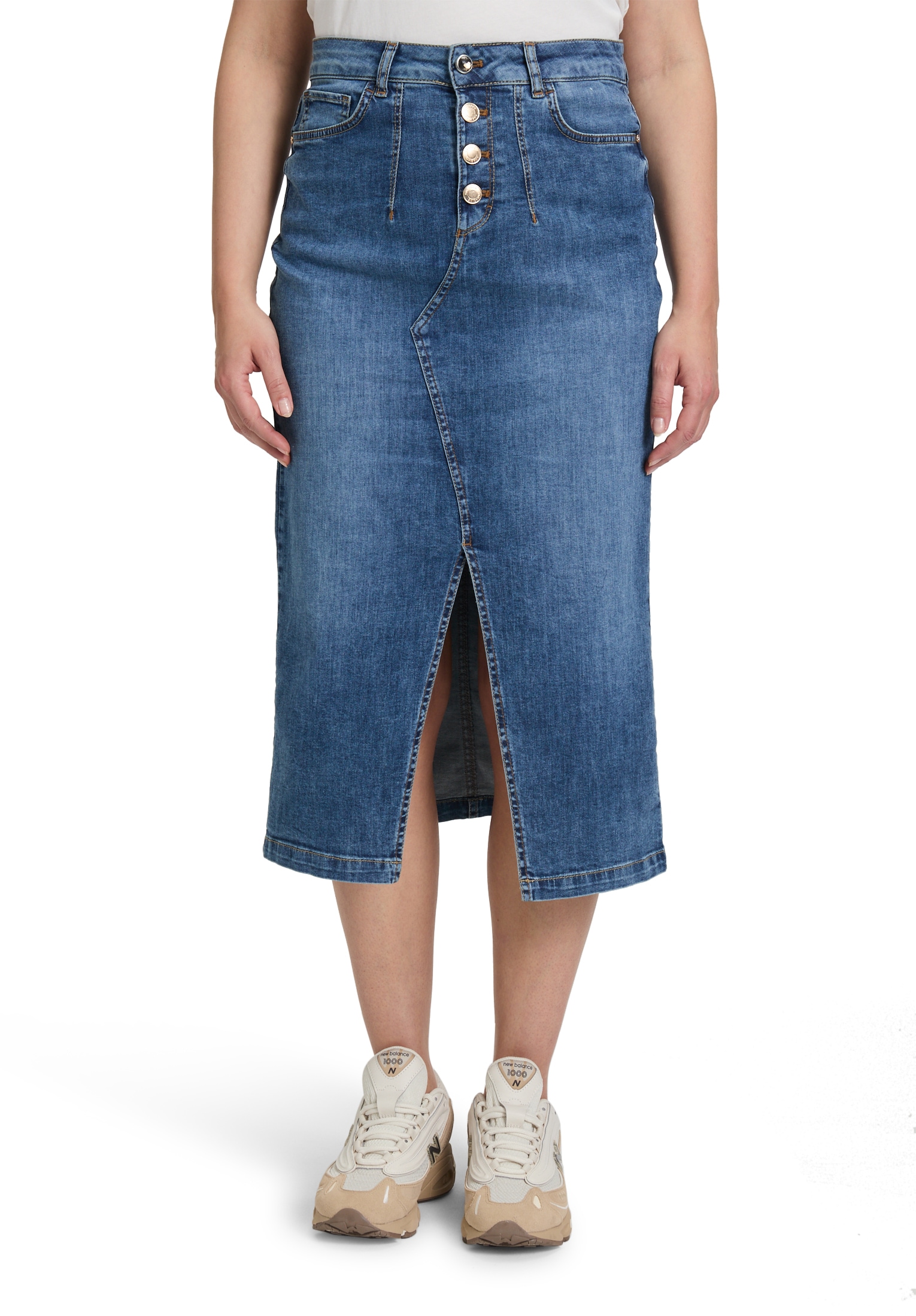 Cartoon Jeansrock »Jeansrock mit Waschung«
