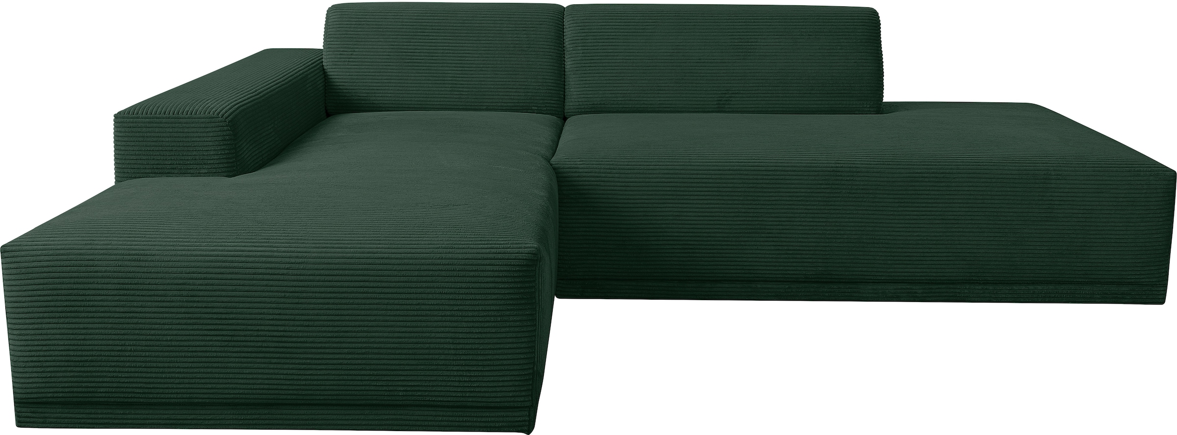 WERK2 Ecksofa »Apollo, hoher Sitzkomfort, aktuelles Design, Breite 264cm, L-Form« Puristisches Design mit maximalem Komfort