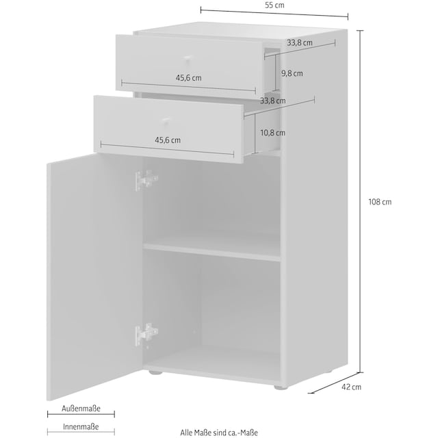 GERMANIA Kommode »Monteo«, Breite 55 cm bequem bestellen