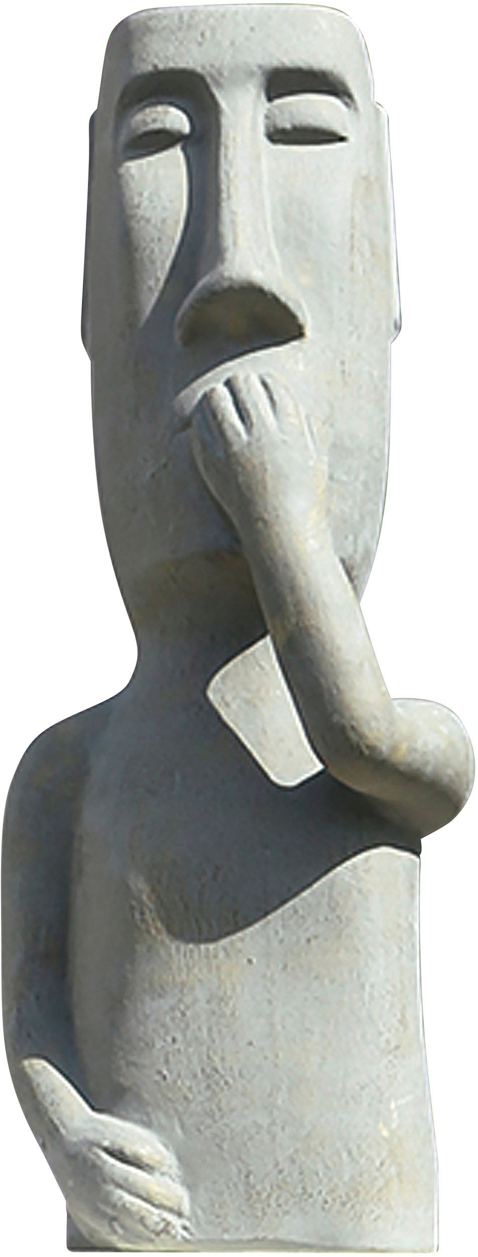 GILDE Dekofigur Keramik, Höhe kaufen Dekoobjekt, Nichts »Skulptur sagen«, 65 aus Wohnzimmer cm, bequem