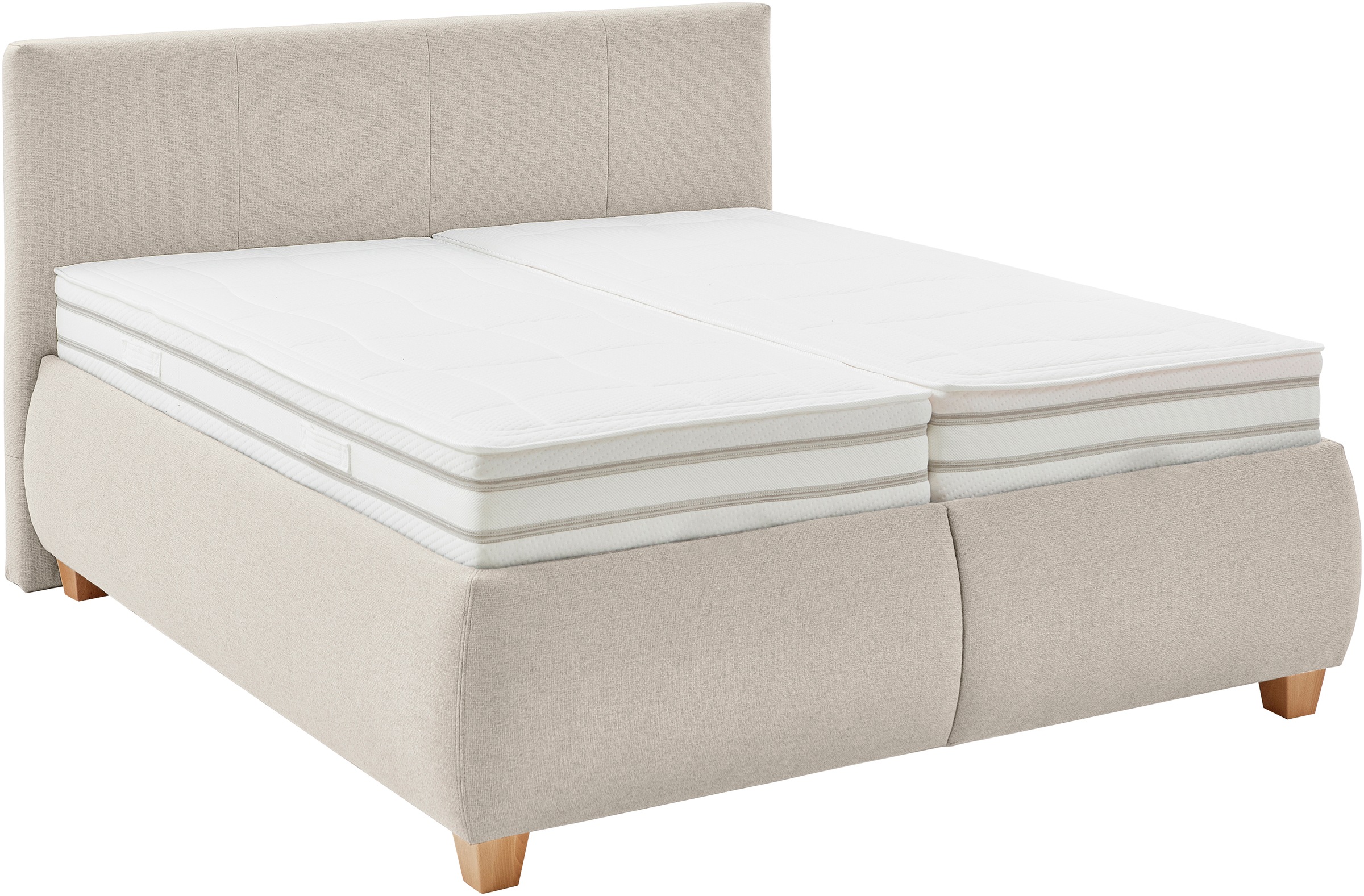 Die PlanBar Polsterbett »OC-ON20004« inkl. Matratzen u. Lattenrahmen, belastbar bis 200 Kg, 160/180x200cm