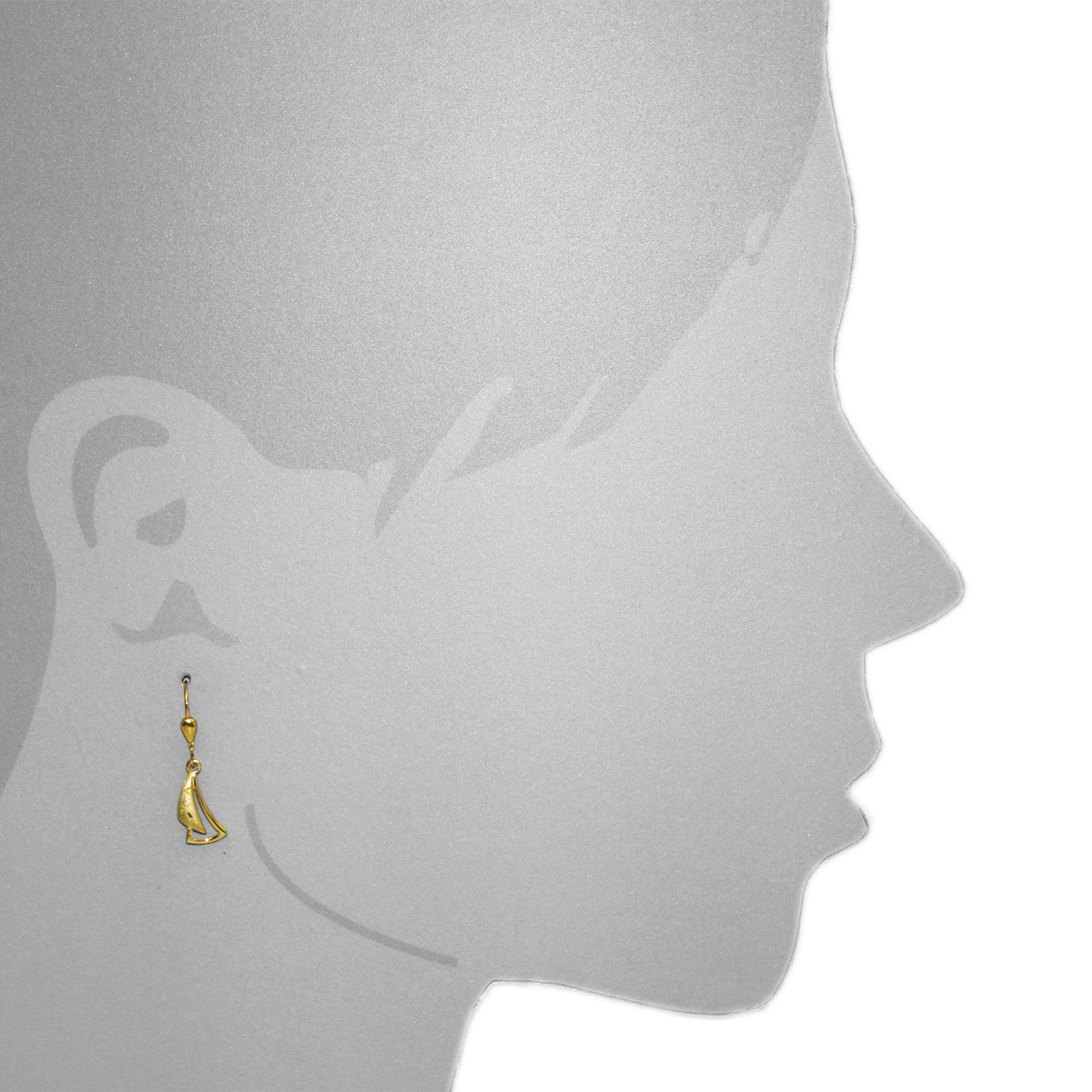 OSTSEE-SCHMUCK Paar Ohrhänger »- Marika - Gold 333/000 - ,«