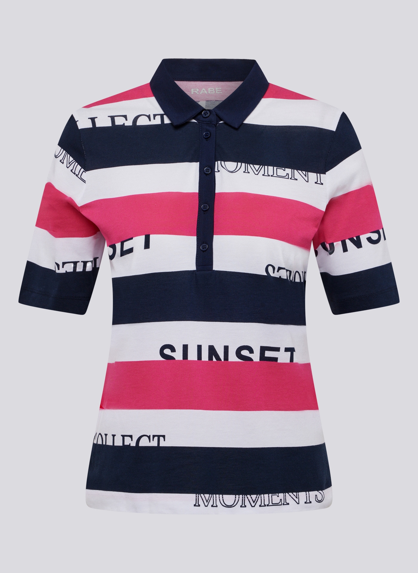 Rabe Poloshirt, mit Colorblocking