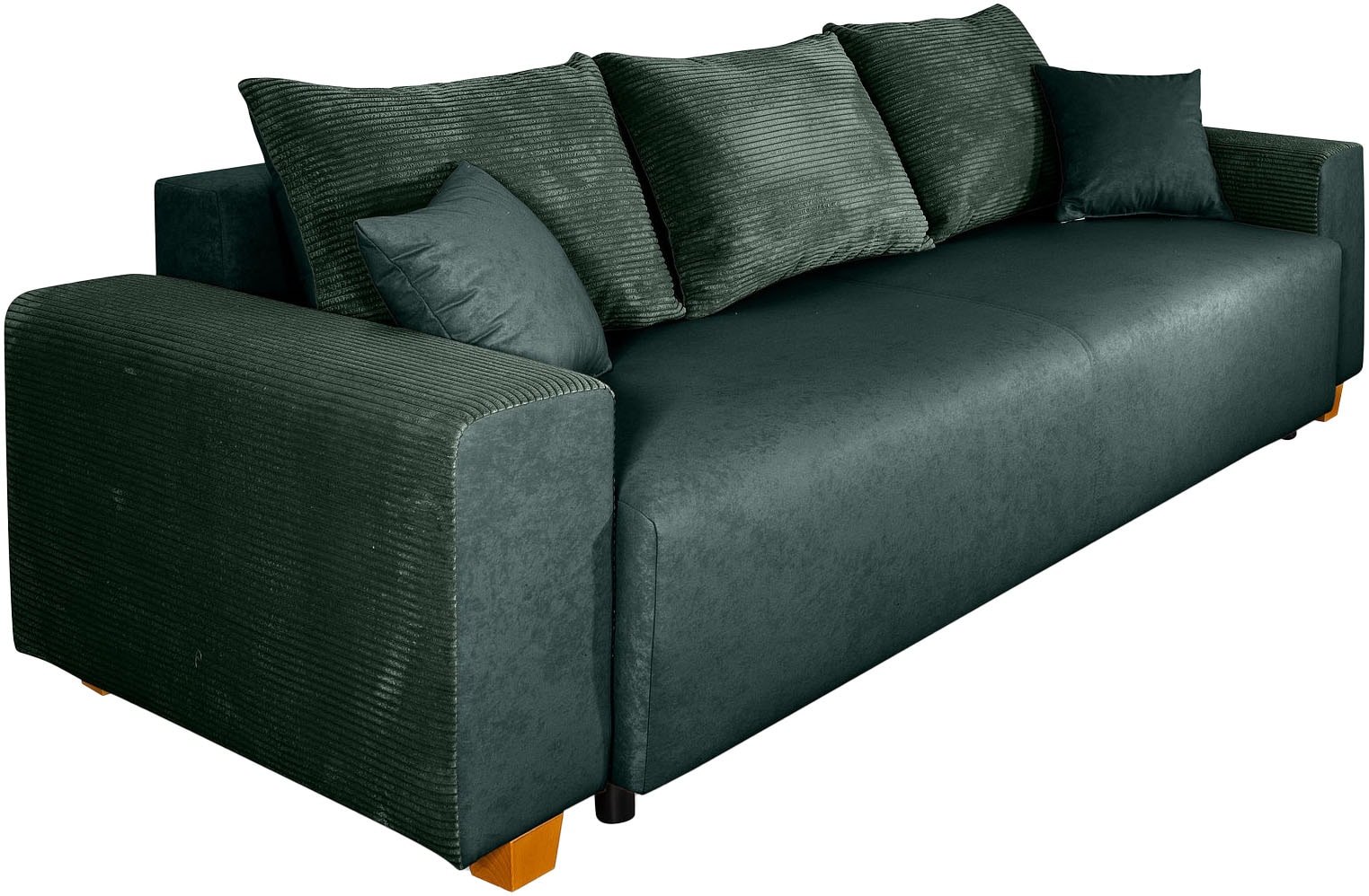 COLLECTION AB Schlafsofa »Yves, Liegefläche (B/T): 142/194 cm«, inkl. Bettfunktion, Bettkasten, Federkern & Zierkissen