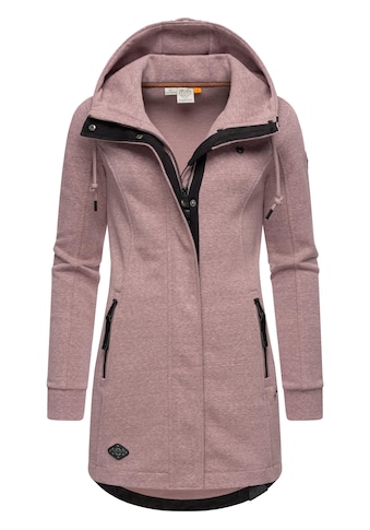 Sweatjacke »Sweatjacke Letty Intl.«, Sportliche Kapuzenjacke mit Kunstleder-Elementen