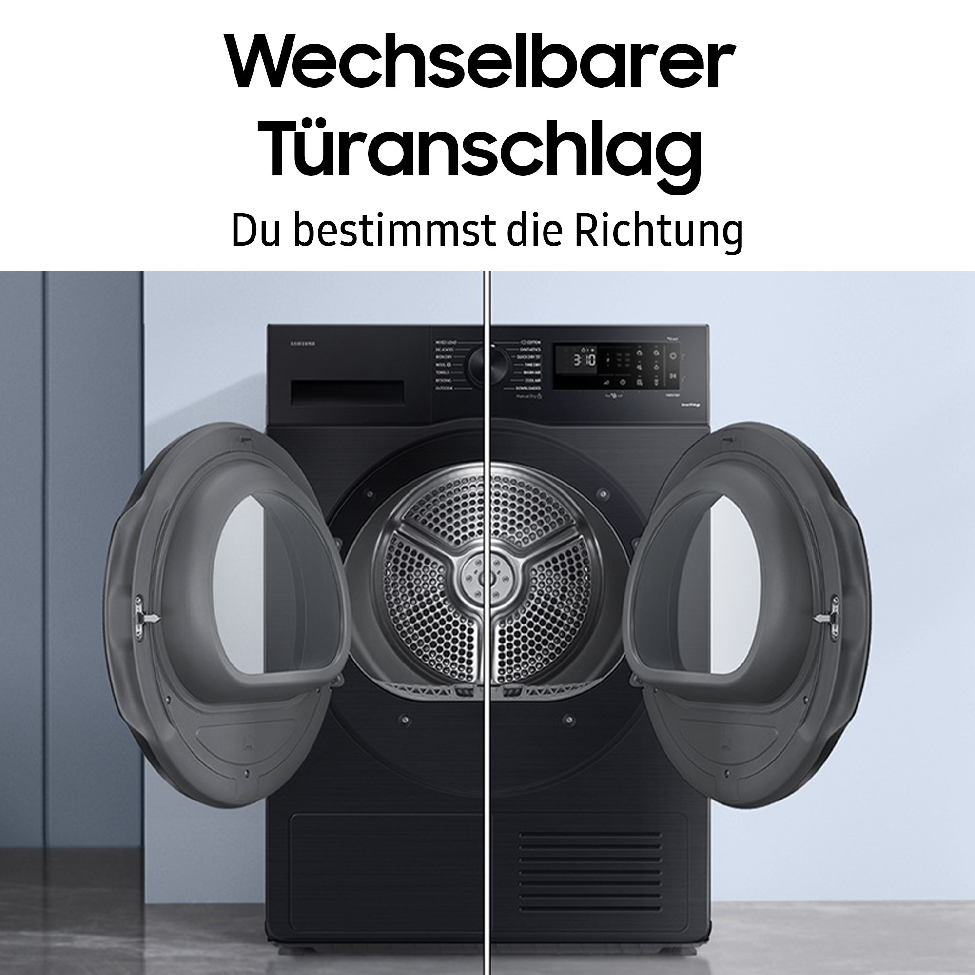 Samsung Wärmepumpentrockner »DV80T6220LX/S2«, 8 kg, Knitterschutz