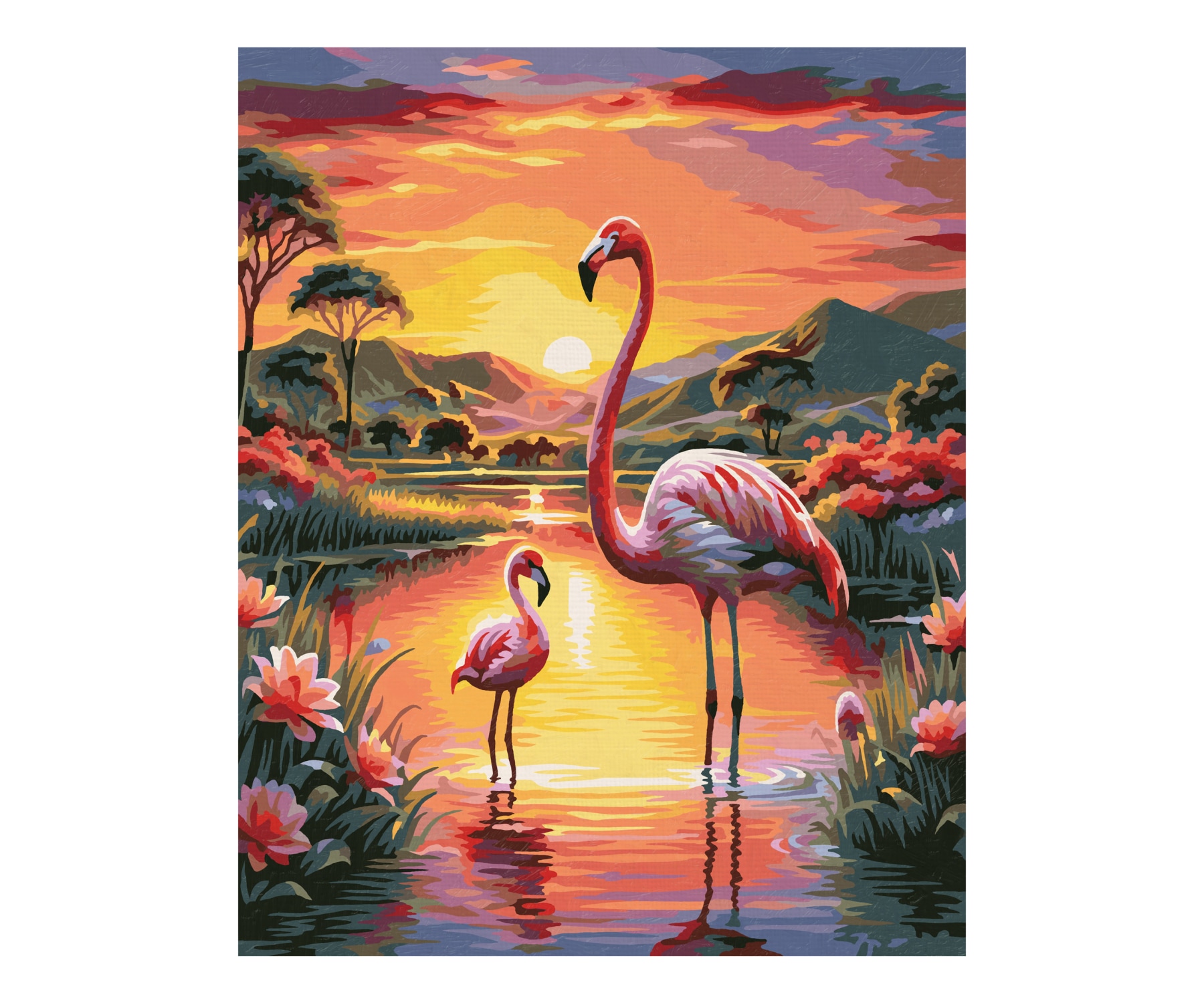 Schipper Malen nach Zahlen »Meisterklasse Klassiker - Flamingos« Made in Germany