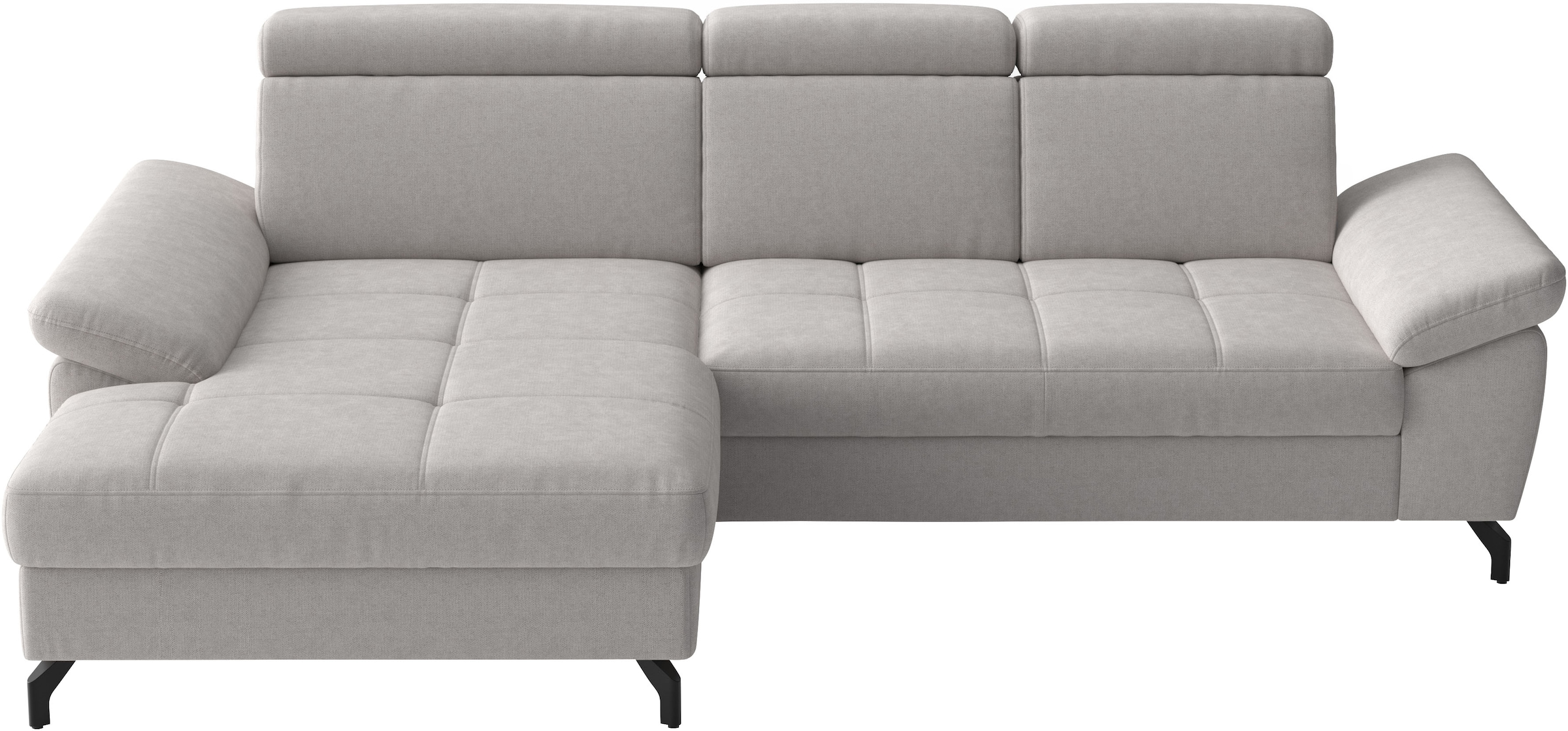 sit&more Ecksofa »Vanity, L-Form, B: 264 cm,« Inkl.Sitz-,Kopf-und Armteilverstellung