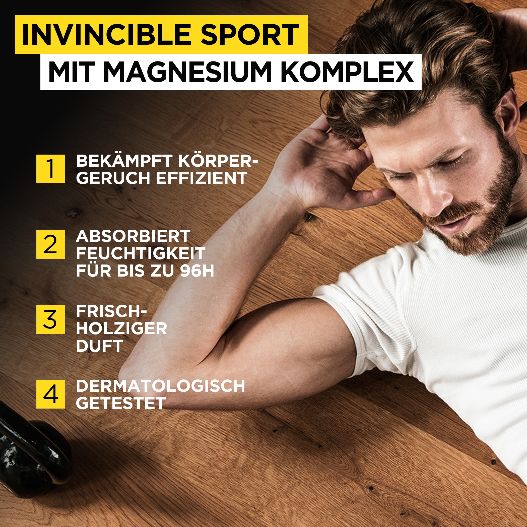 L'ORÉAL PARIS MEN EXPERT Deo-Spray »Deo Spray Invincible Sport« mit hoher Zuverlässigkeit