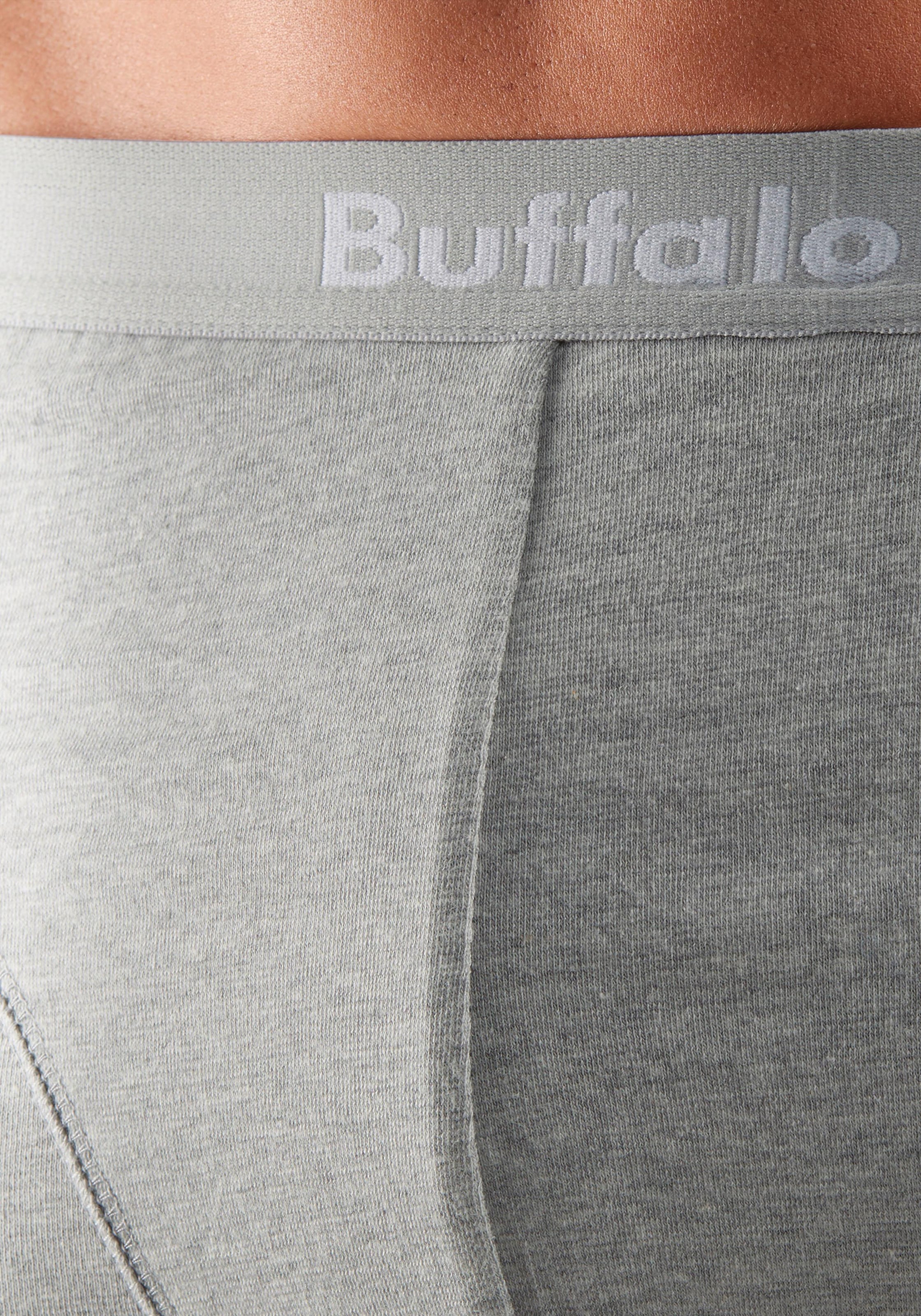 Buffalo Boxer, (Packung, 3 St.), mit Overlock-Nähten vorn
