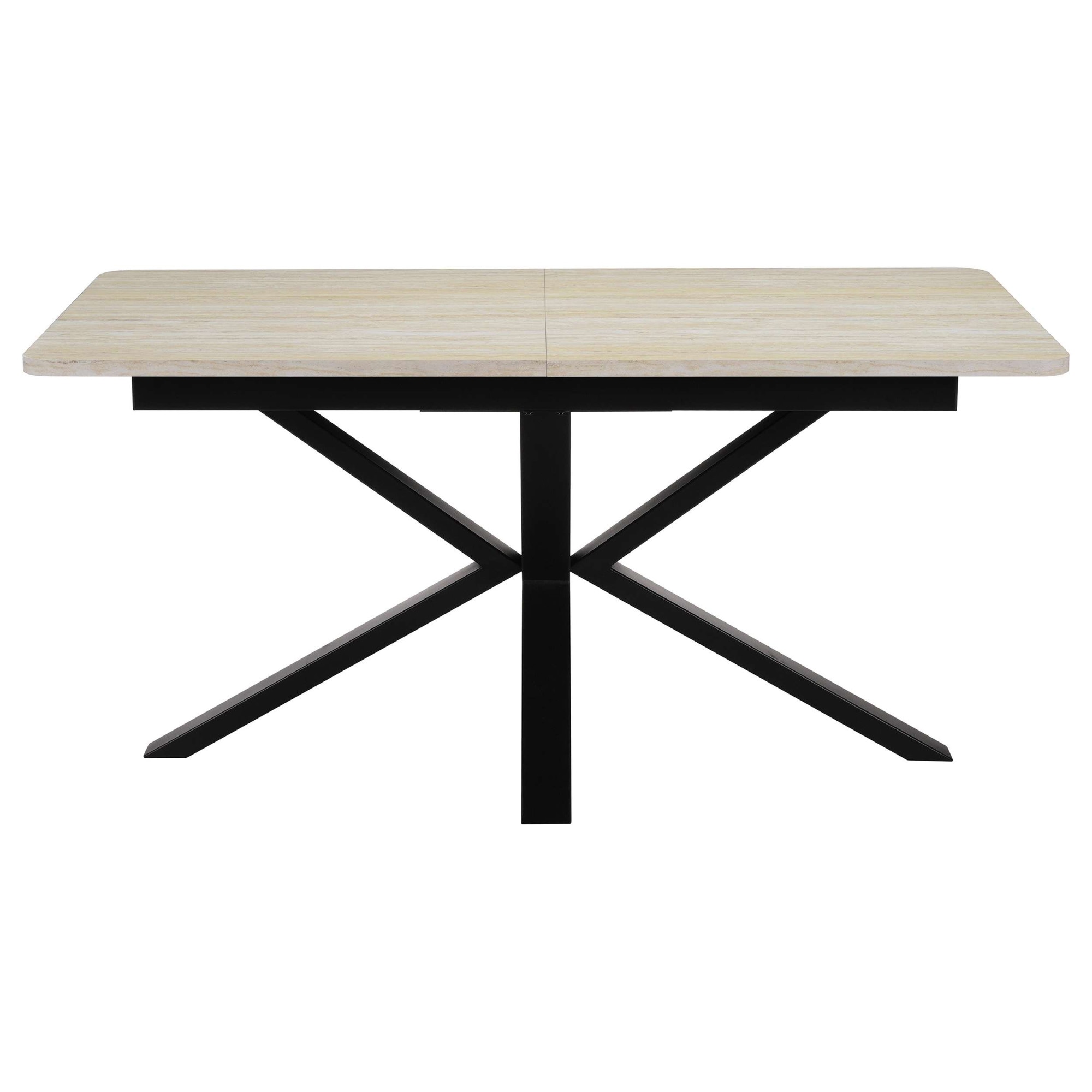 OTTO home Esstisch »Secchia« ausziehbar 160-200 cm, Synchronauszug, inkl Einlegeplatte, Breite 90cm