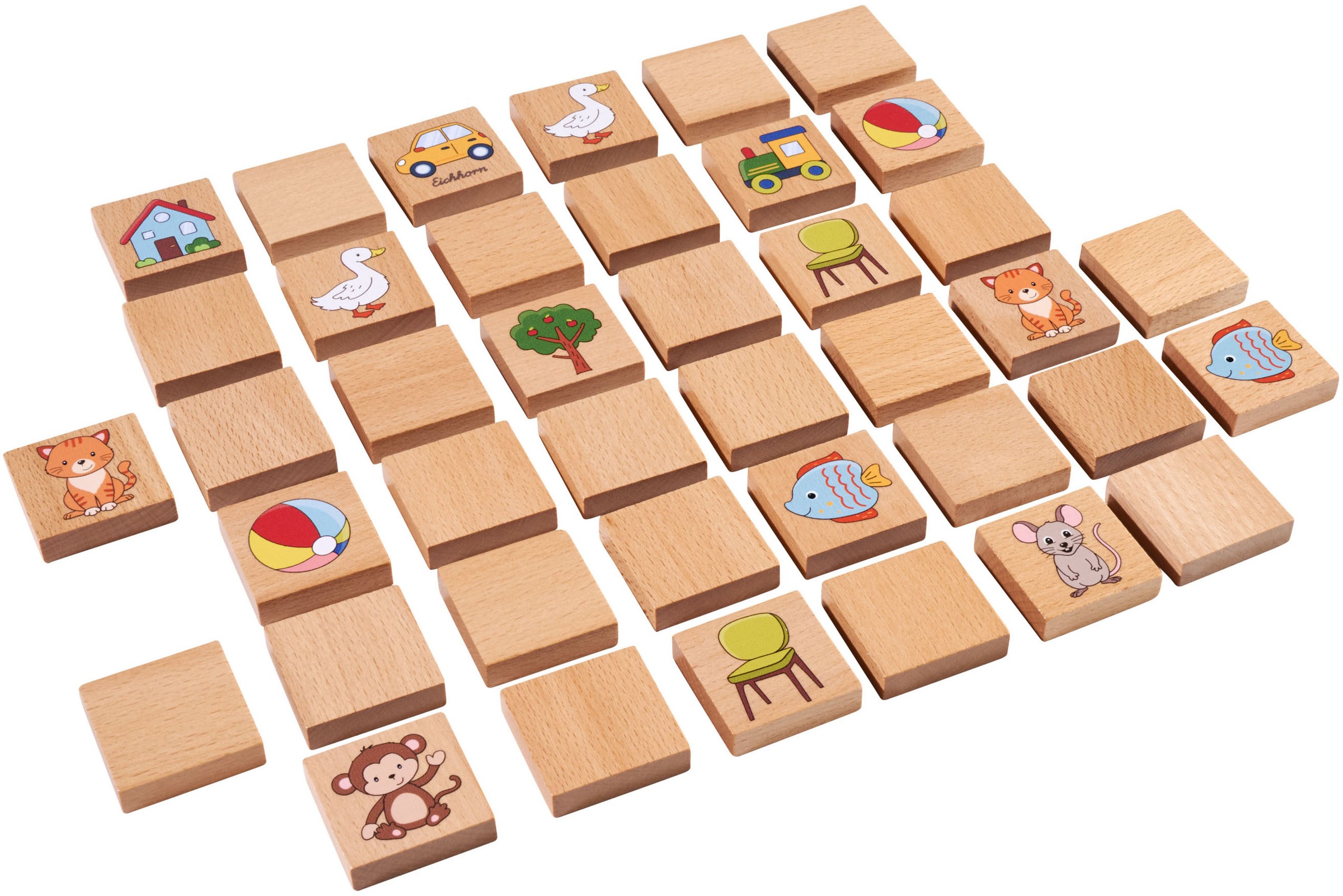 Eichhorn Spiel »Memo Spiel aus Holz«