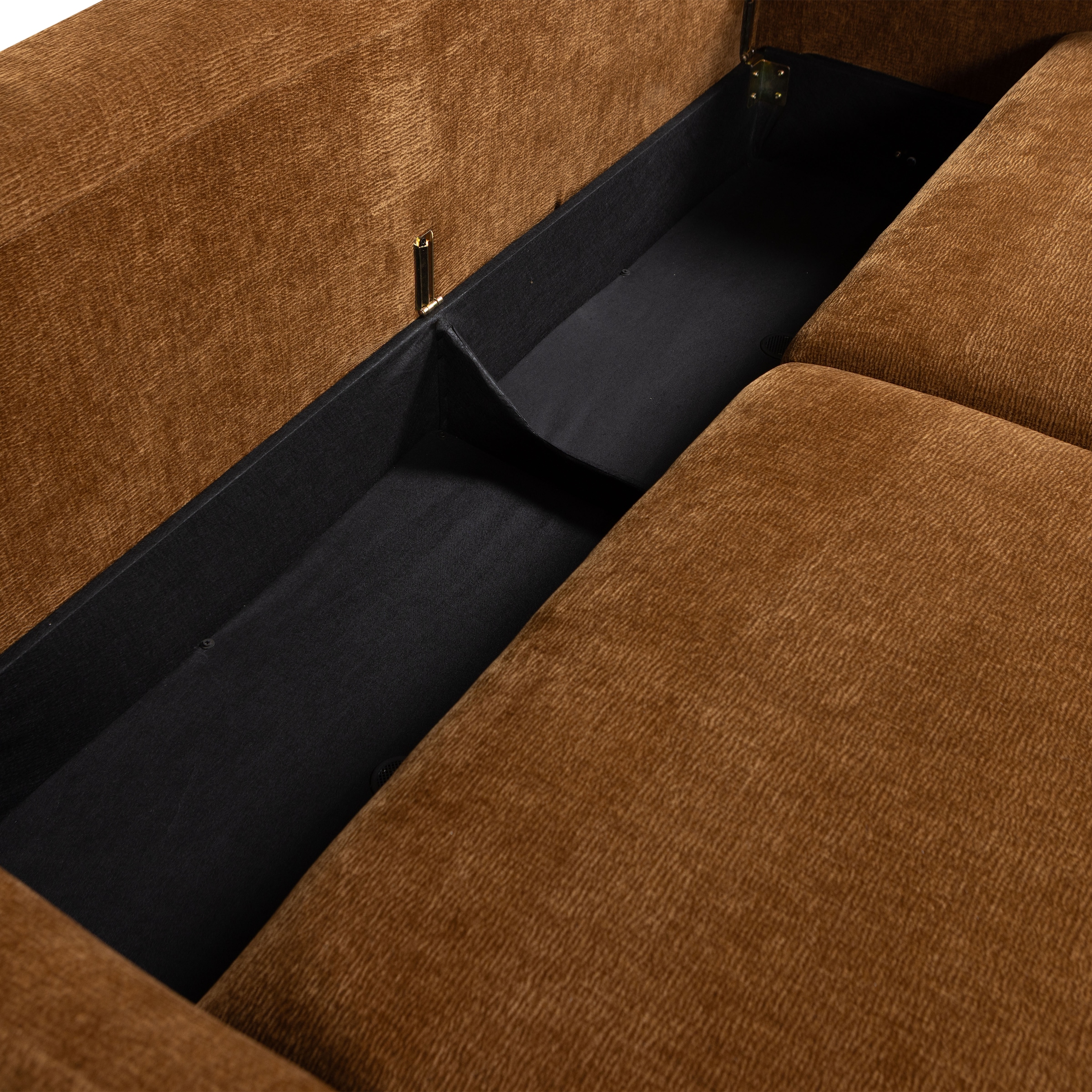 WOOOD Schlafsofa »Jonne Strukturbezug mit Schlaffunktion, H 92 x B 233 x T 105 cm« Tragkraft 220 kg, Sitzbreite 192 cm, Geringe Verschleißfestigkeit